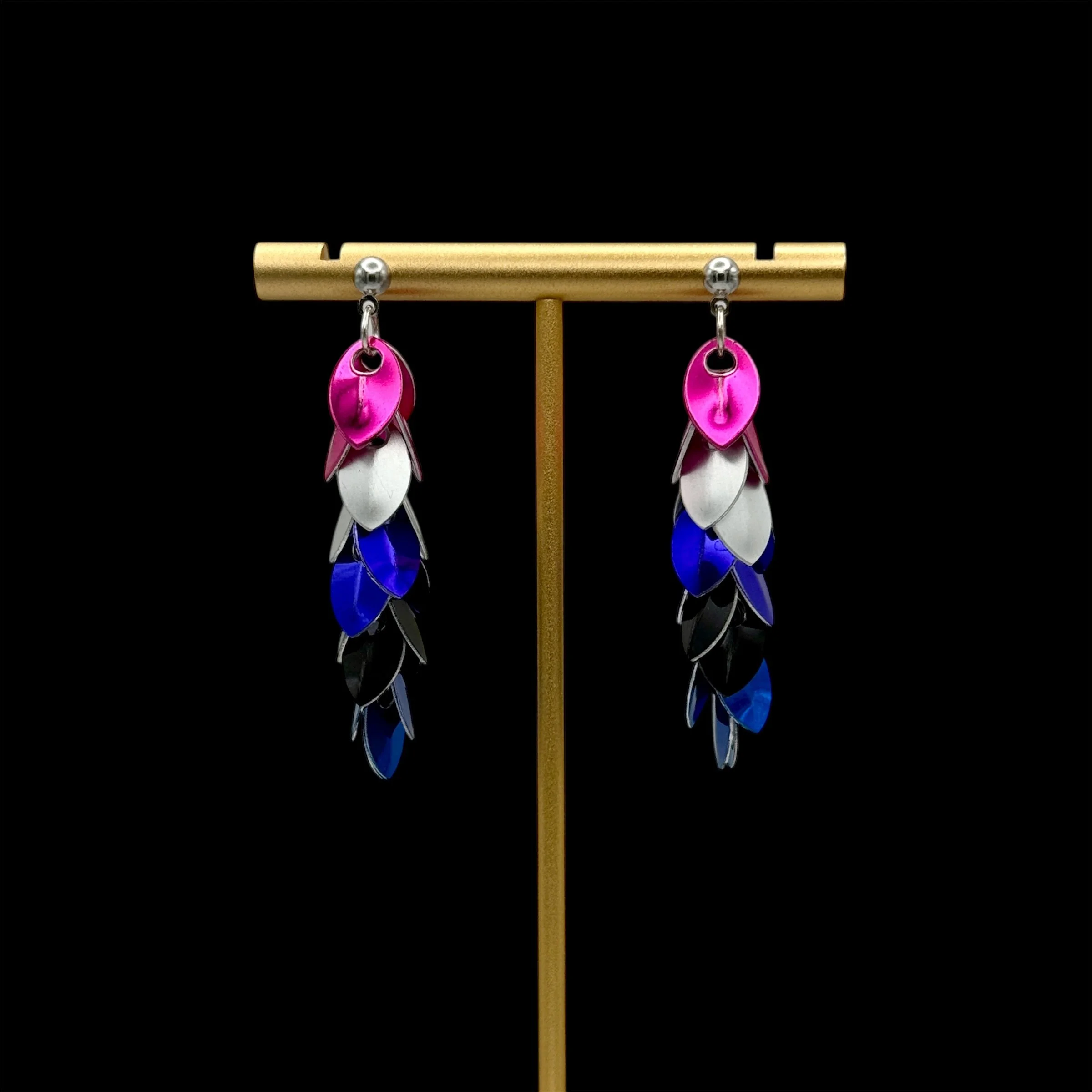 Gender-fluid Flag - Scale Maile Earrings