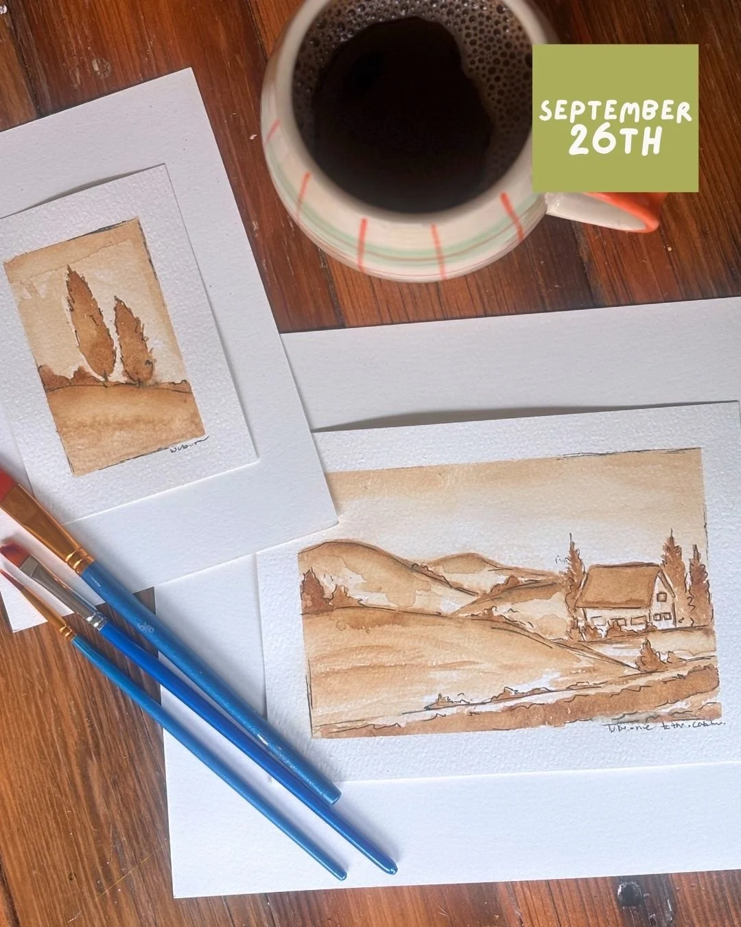 Sip & Paint: Coffee Painting