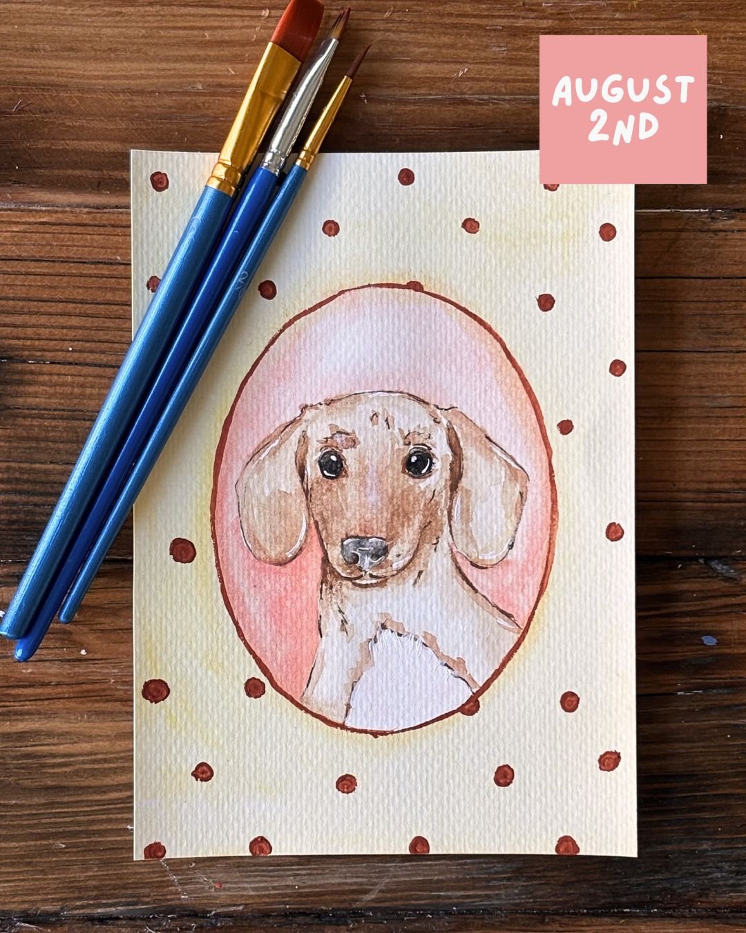 Watercolor Your Dachshund: A Pet Portrait Workshop