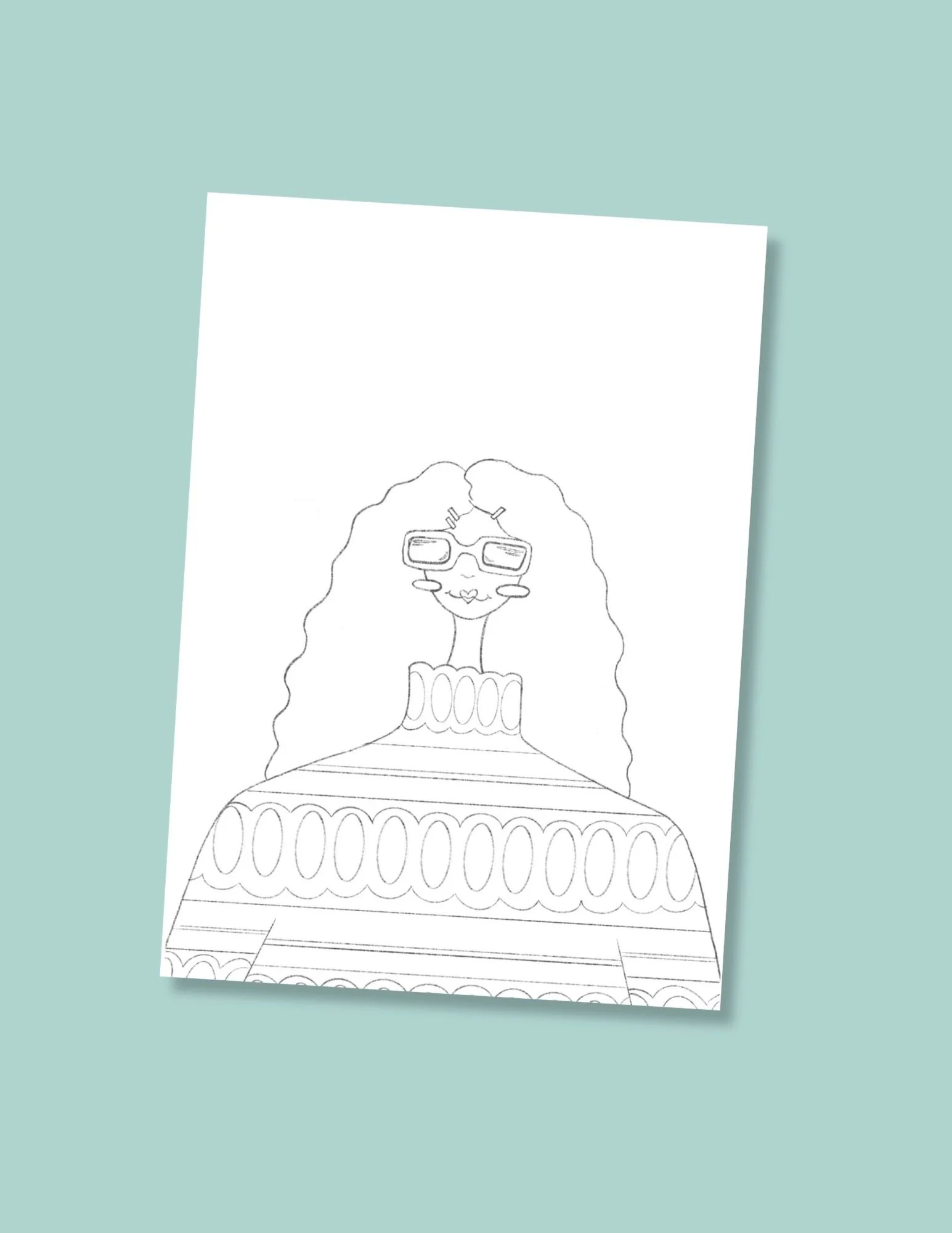 Sweater Weather Coloring Print