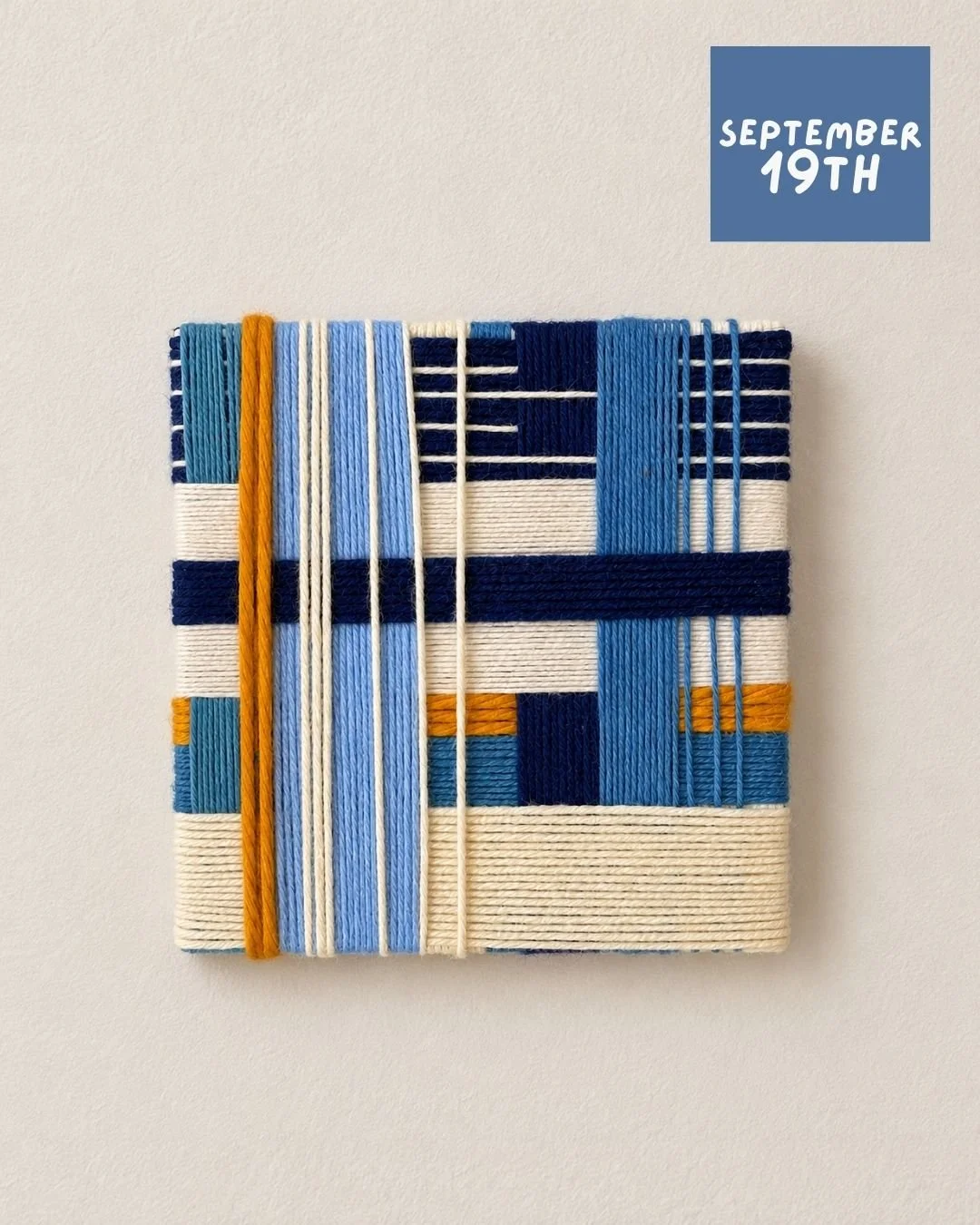 Loosen Up: Yarn Wrapped Art Piece