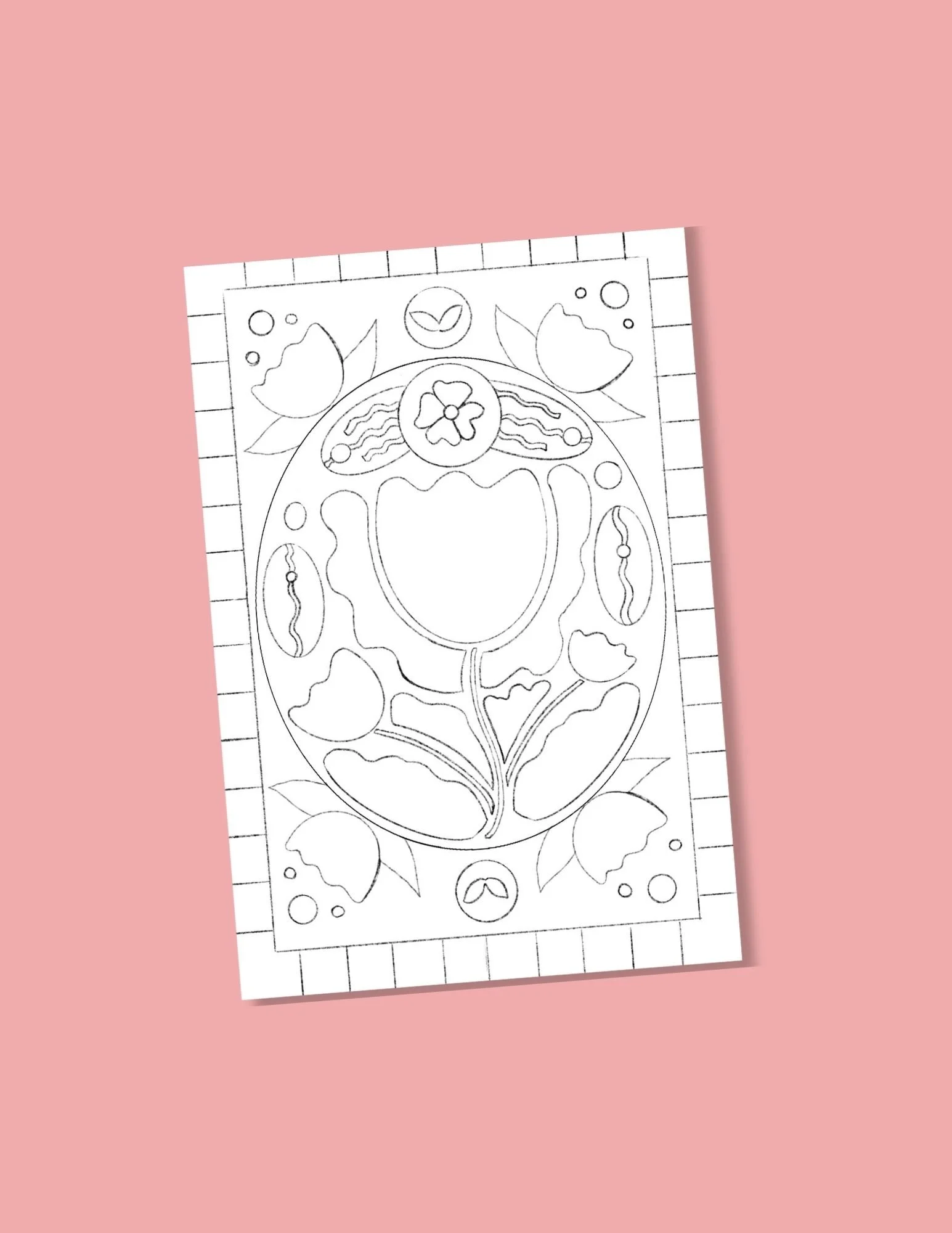 I Dropped the Vase Coloring Print