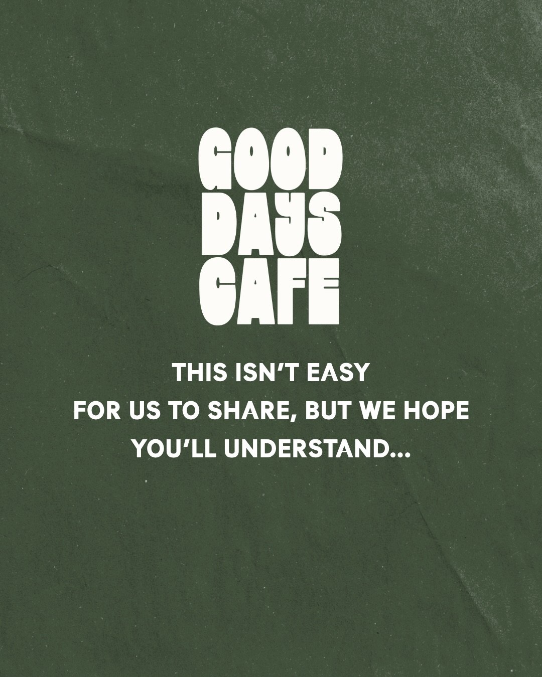 A tough day all around&hellip;sorry everyone.