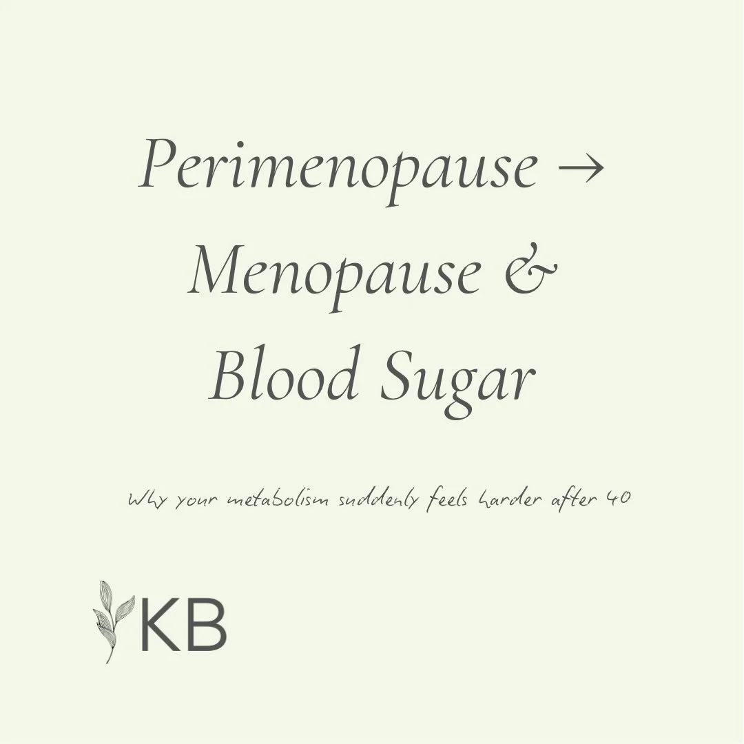 Ever feel like your body changed overnight?

Same food.
 Same exercise.
 Different results.

More belly fat.
 More cravings.
 More night waking.

It&rsquo;s not a lack of willpower.

As estrogen drops, insulin doesn&rsquo;t work the same way, and tha