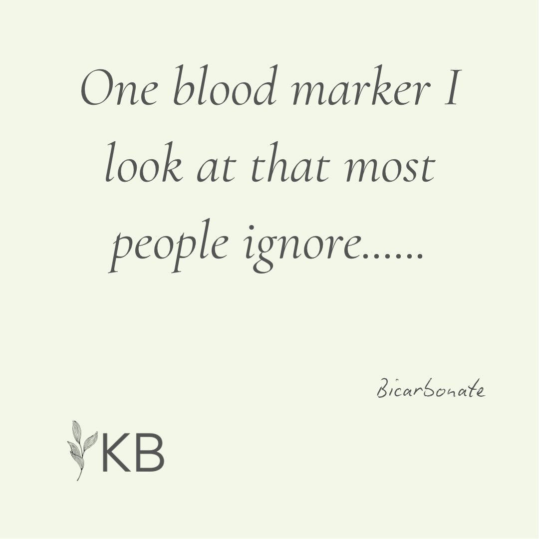 Bicarbonate is one of the most overlooked markers on a standard blood test.

Yet it provides important insight into how the body is managing metabolic stress.

Your body works constantly to keep blood pH within a very narrow range. One of the primary