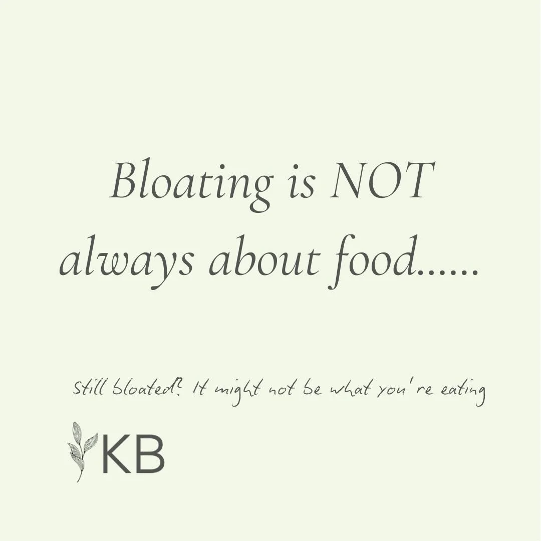 Bloating is one of the most common symptoms I see, and it&rsquo;s rarely just about the food.

Most women have already tried removing gluten, dairy, or &ldquo;trigger foods&rdquo;&hellip; but the bloating is still there.

That&rsquo;s because bloatin