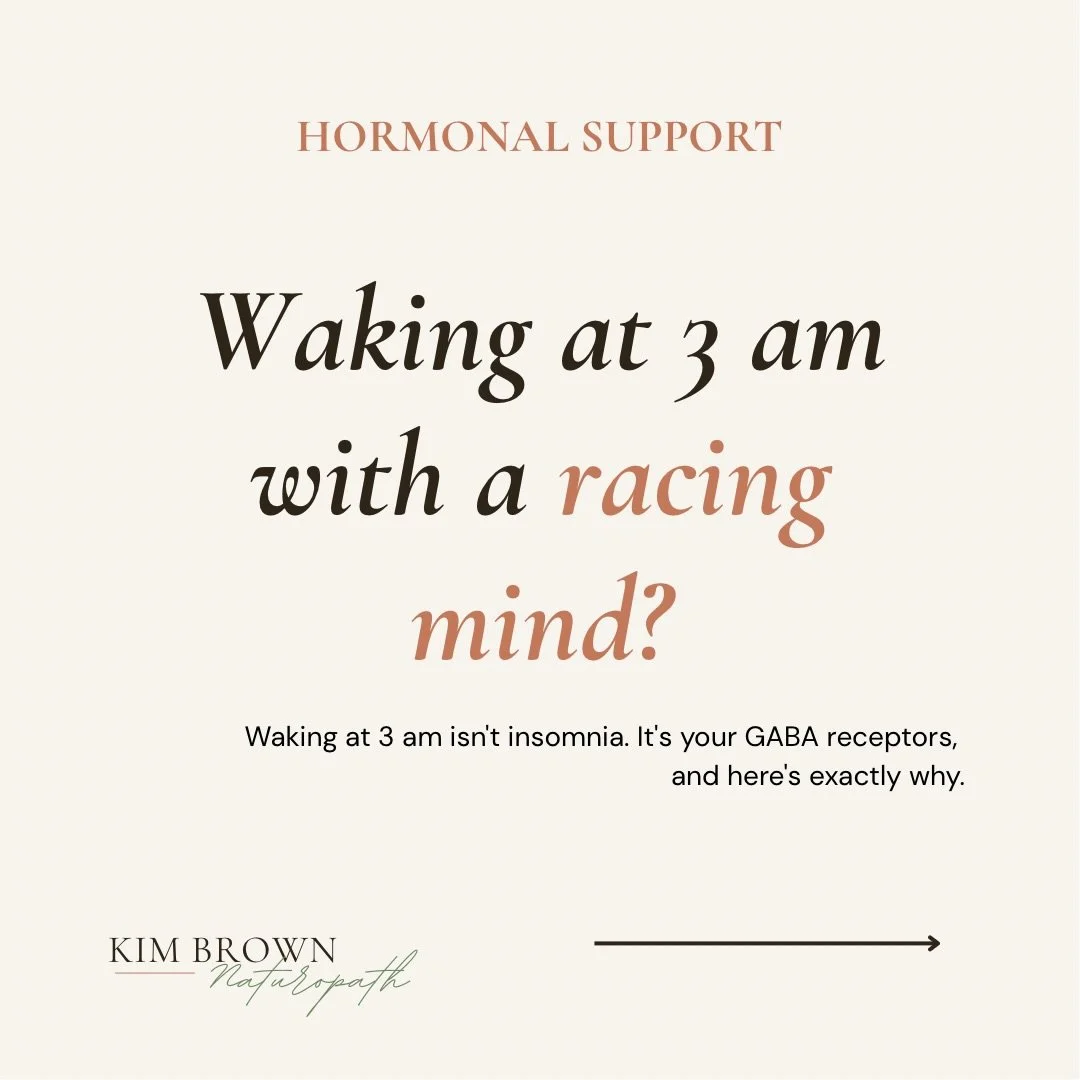 Waking up at 3am isn&rsquo;t insomnia. It&rsquo;s your GABA receptors - and here&rsquo;s why.

When progesterone drops in perimenopause, your brain loses its primary calming agent. 

The sleeplessness, the rage, the anxiety!

This isn&rsquo;t you fal
