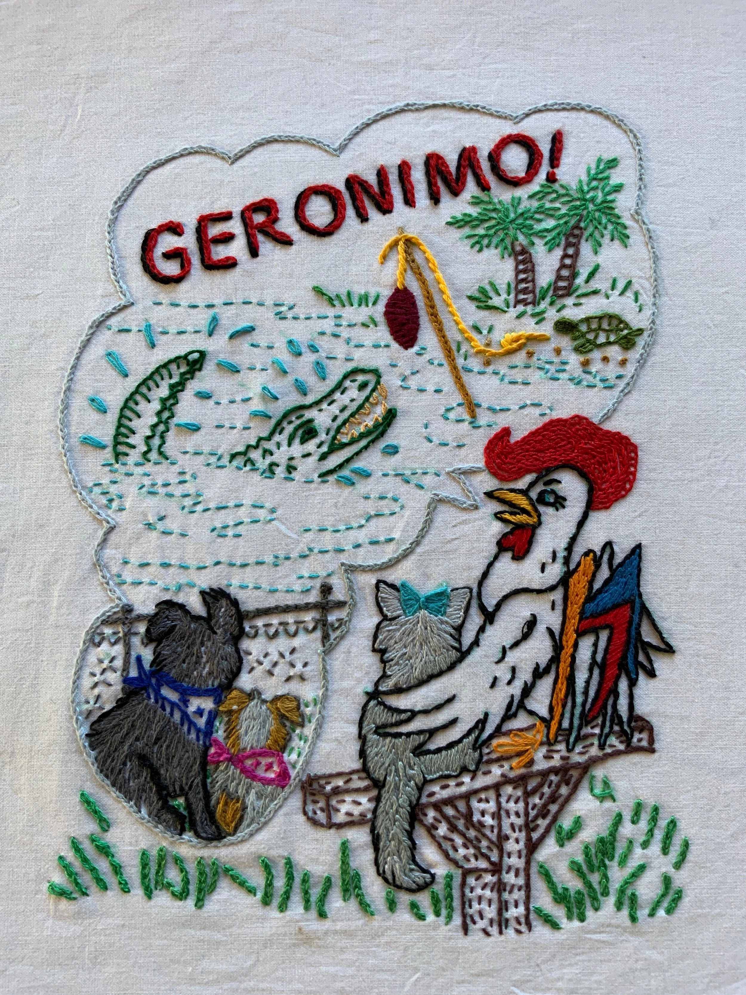 Embroidery Pattern - Season 1, Episode 2: Geronimo