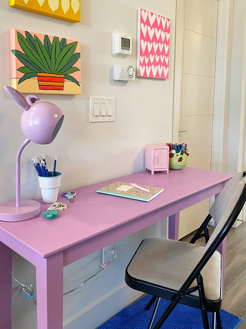 After School Child Care Cochrane Alberta Purple Desk.jpg