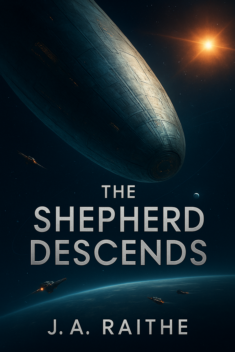 Cover of The Shepherd Descends by J.A. Raithe