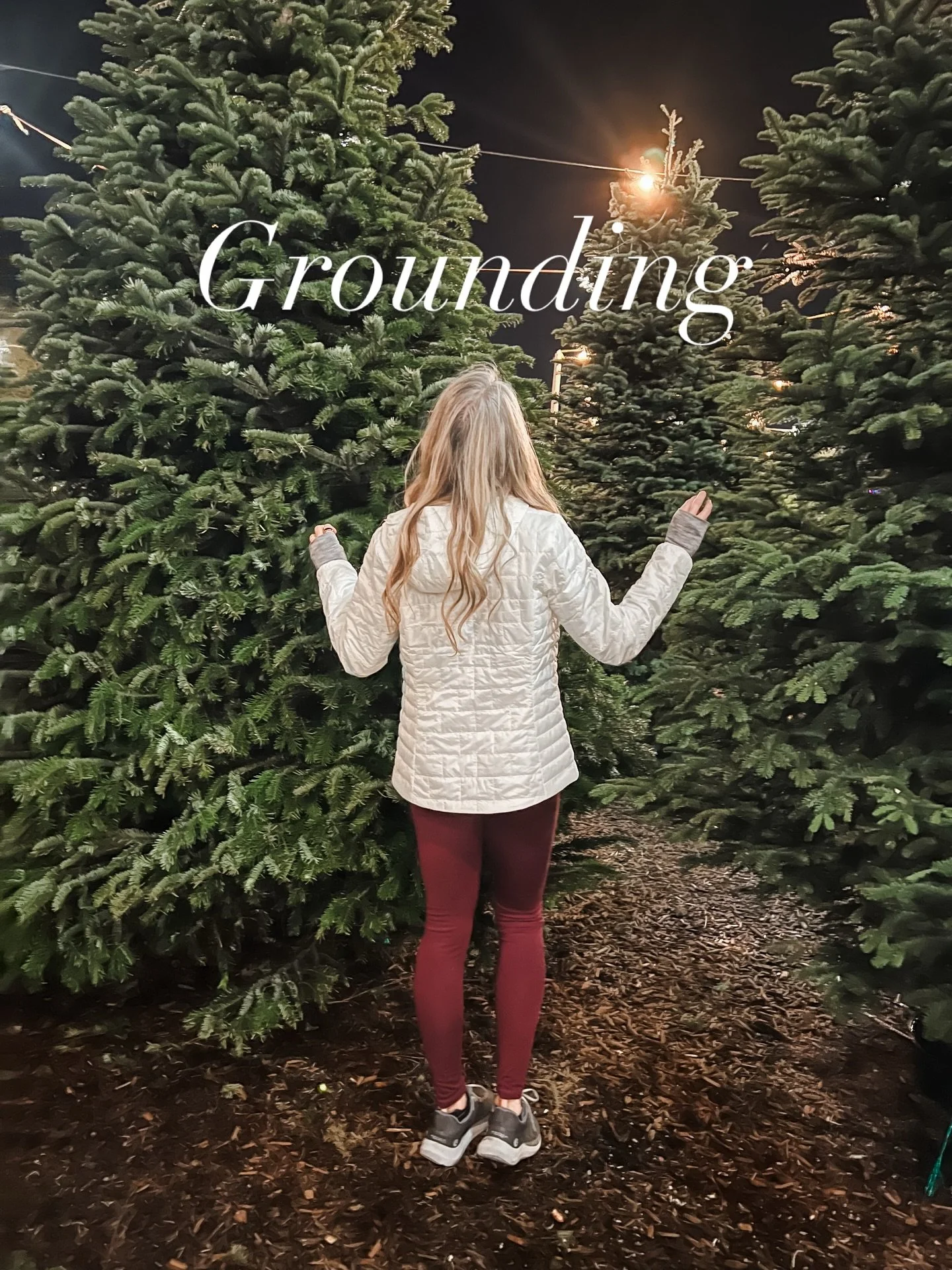 Second to my skin being warmed by the sun, big leafy trees recharge and ground me more than anything else in nature. 

After an intense breathwork session, it&rsquo;s important to ground. At night, the sun is not an option and there are no forests li