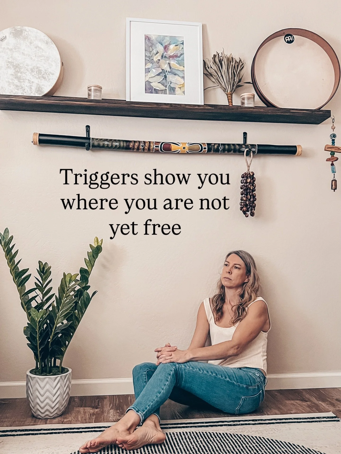 Triggers aren&rsquo;t random. They show where something still has a hold on you. 

When a comment, tone of voice, a look, or  a moment shifts your nervous system, that&rsquo;s information. 

Triggers point to places where you had to adapt, where you 