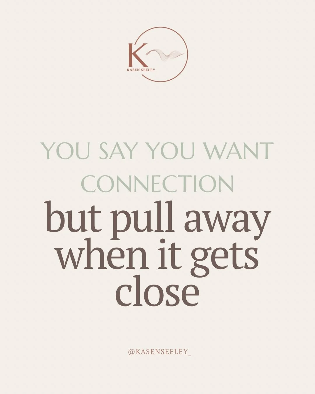 This is a common pattern. 

You&rsquo;re not only wanting connection but craving it, and when it starts to feel real, your body reacts. Nothing is wrong, yet it feels unsafe. 

This happens when your nervous system associates closeness with overwhelm