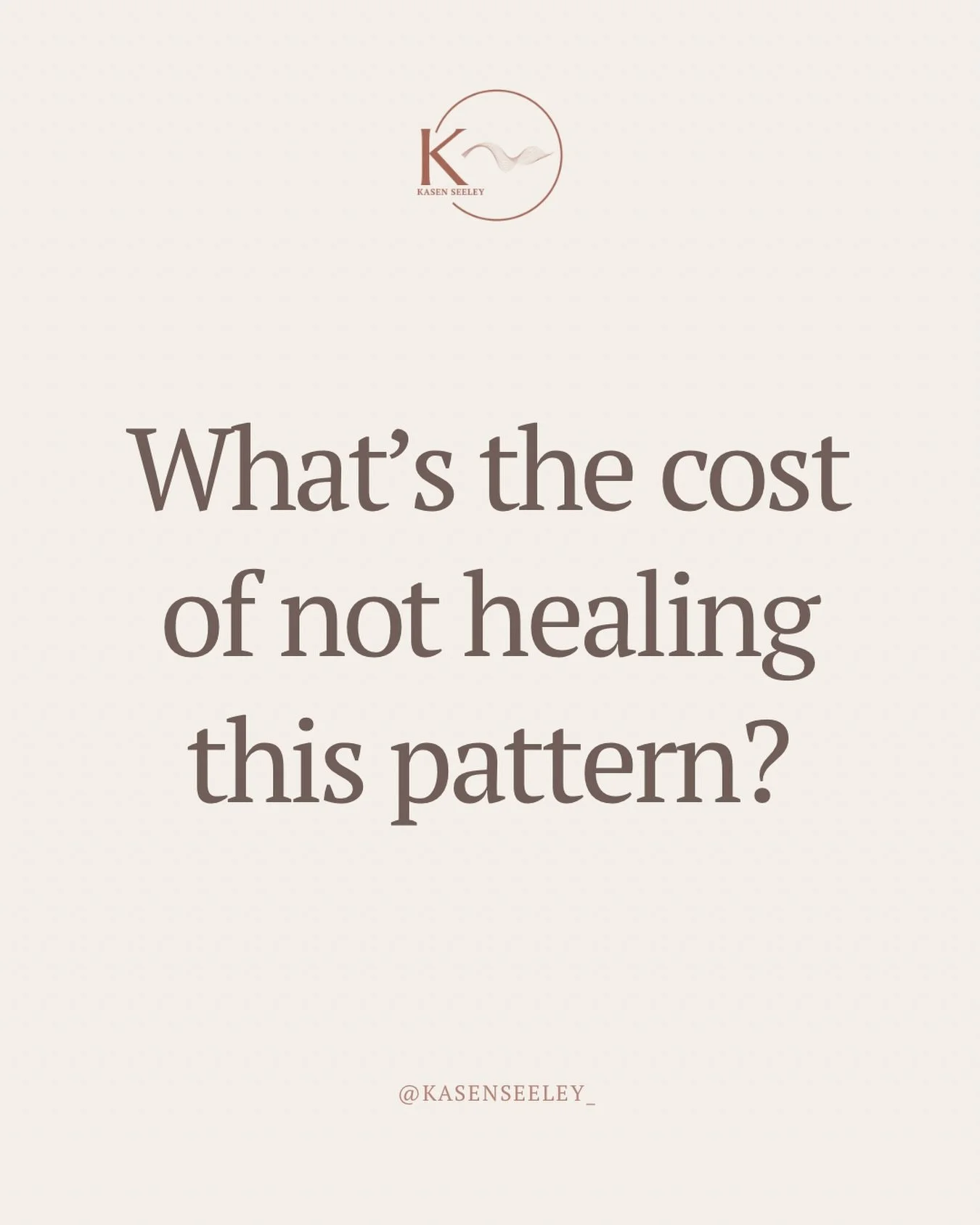 We choose the pattern because it&rsquo;s familiar not because it&rsquo;s what&rsquo;s best for us. 

The cost is living a life less than you (and your partner) deserve.

#relationshiptalk #innerhealing #somaticbreathwork