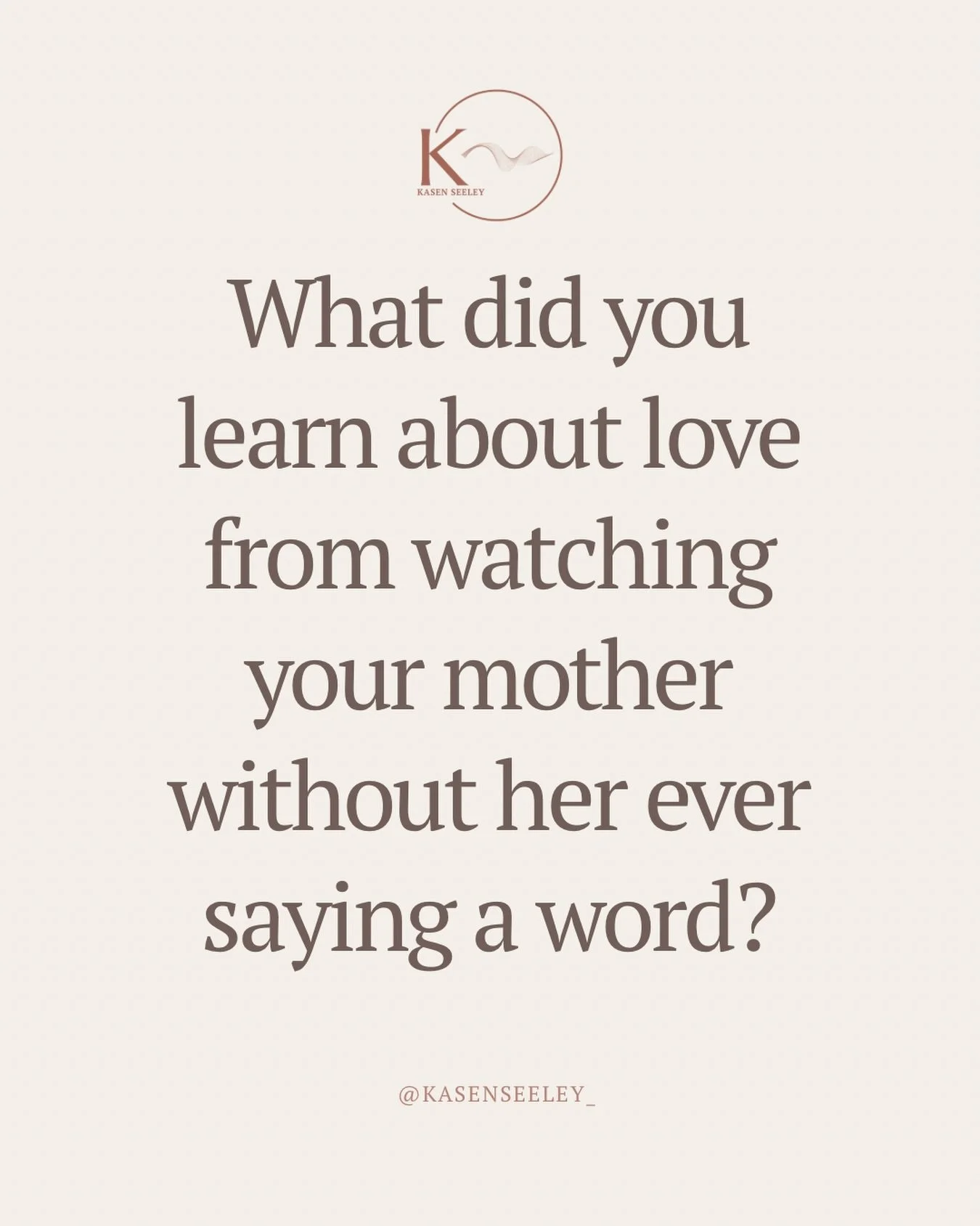 What did you silently learn about love from your mother and what are you teaching your children?

Is what you learned a pattern you want to continue?

#relationshiptalk #innerhealing #somaticbreathwork