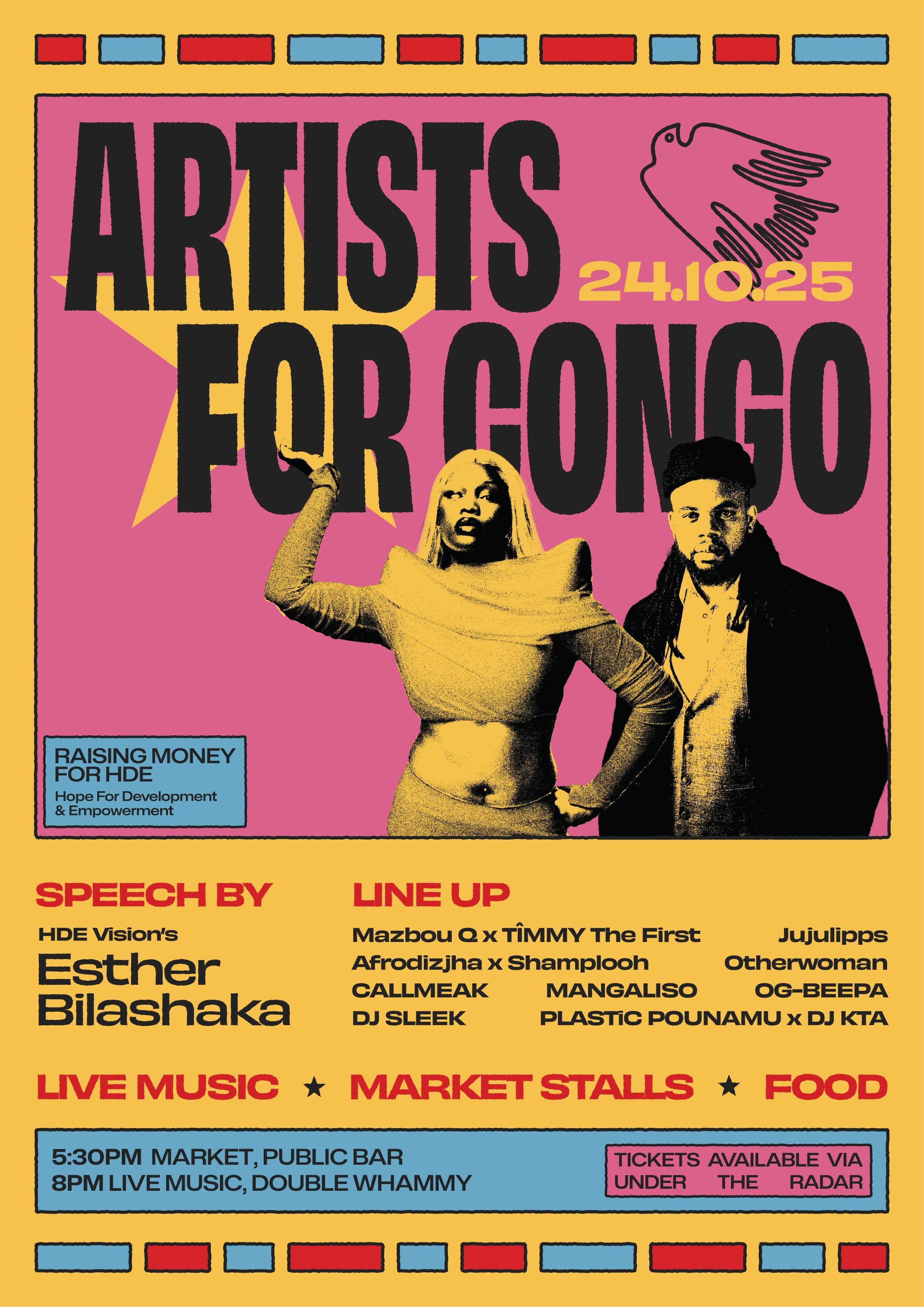 Artists For Congo Full Lineup Announced!