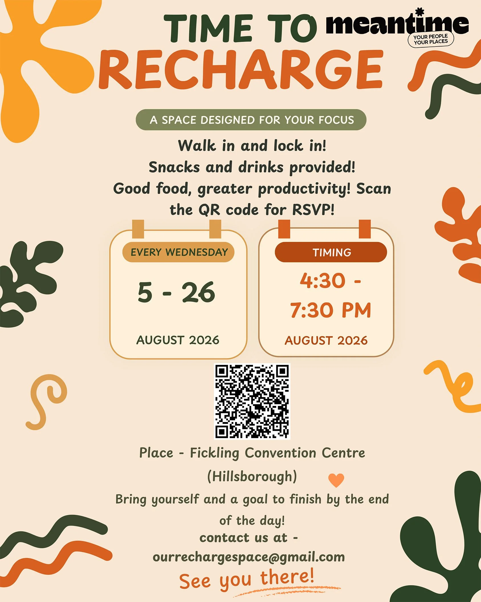 Meantime Presents: Recharge Space