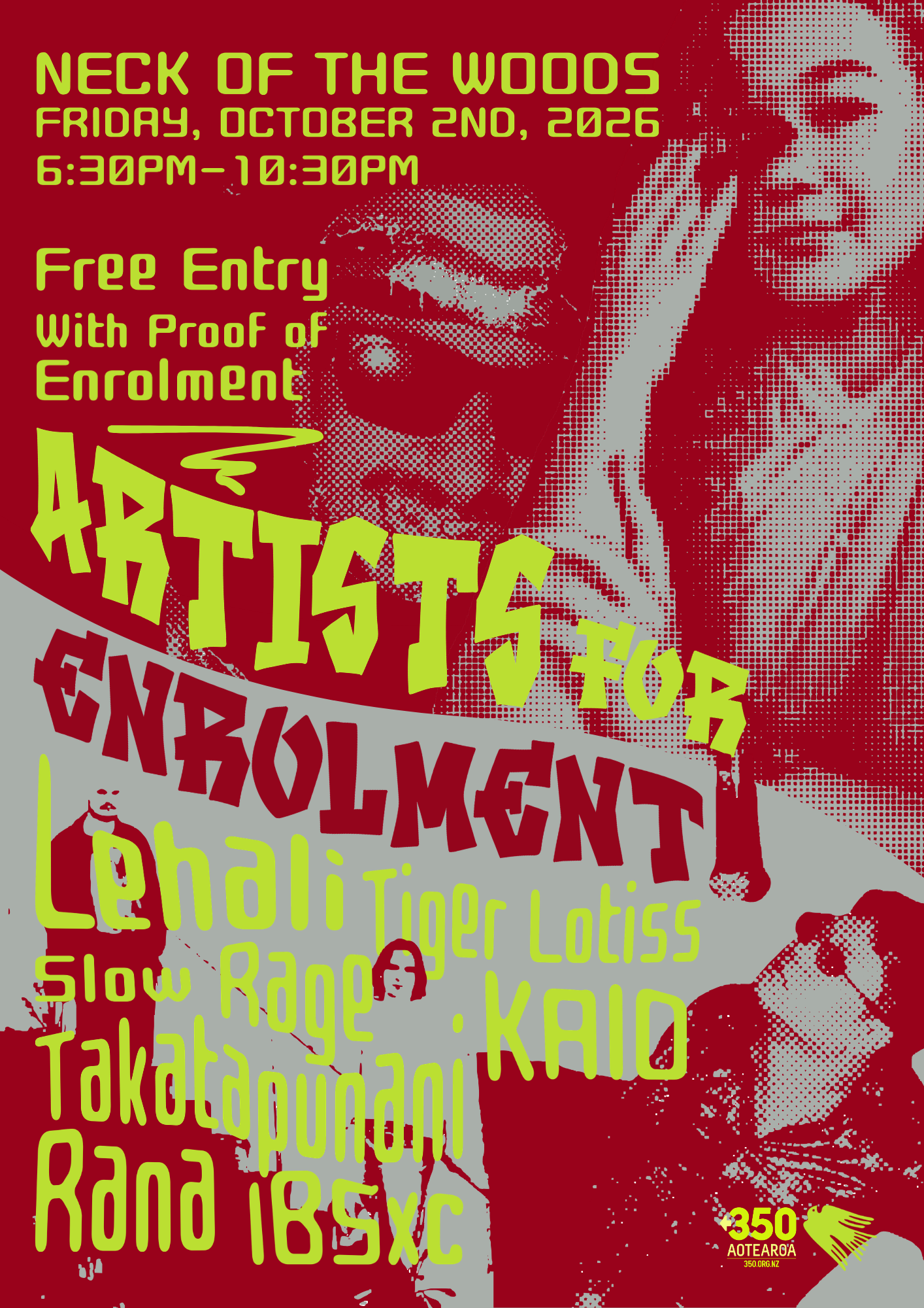 Artists for Enrolment!