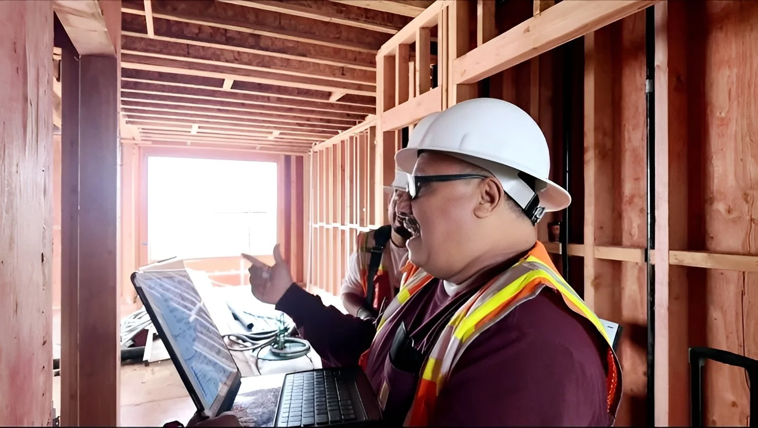 Oranssi carpenter using bench saw