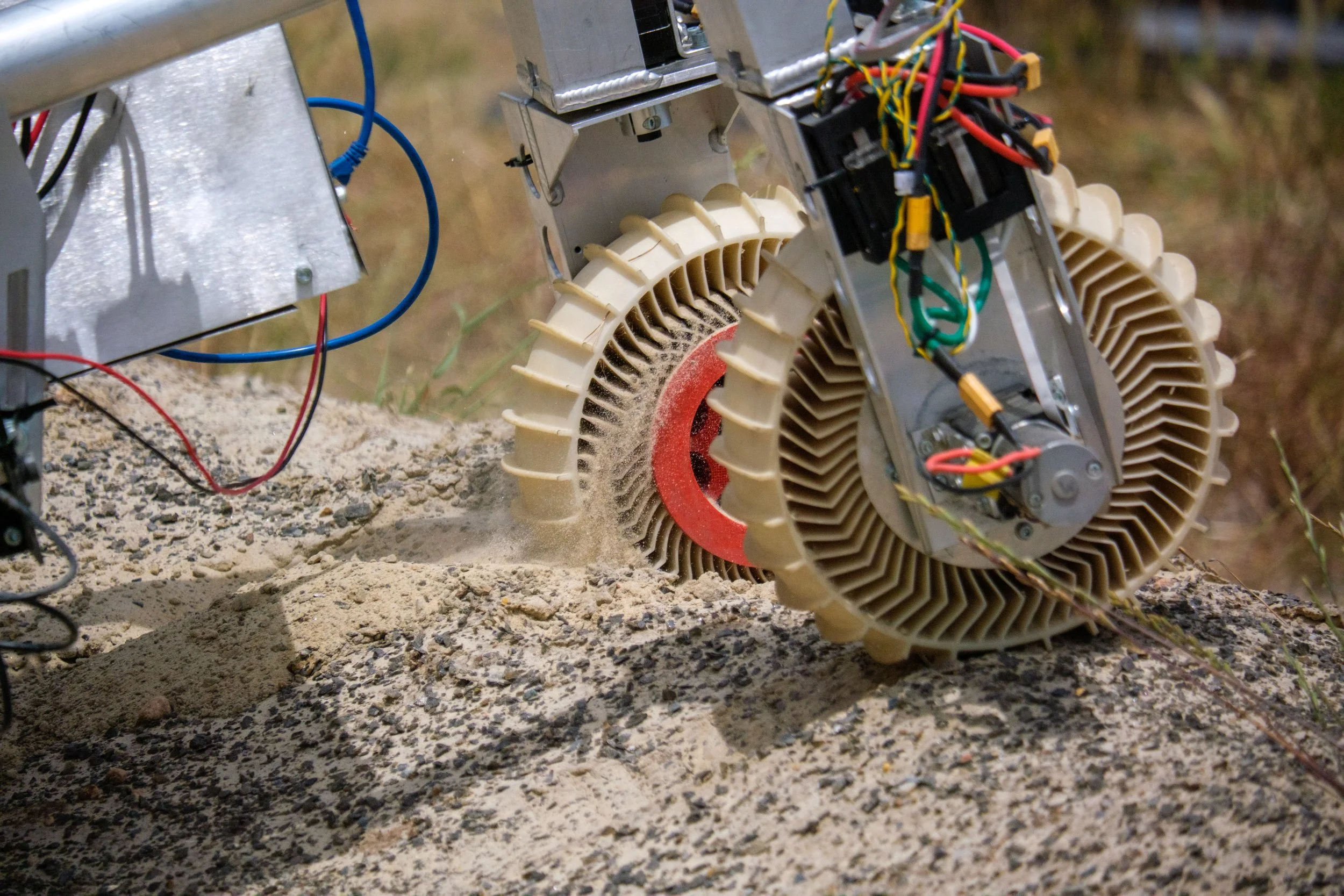 Rover Wheel in Motion