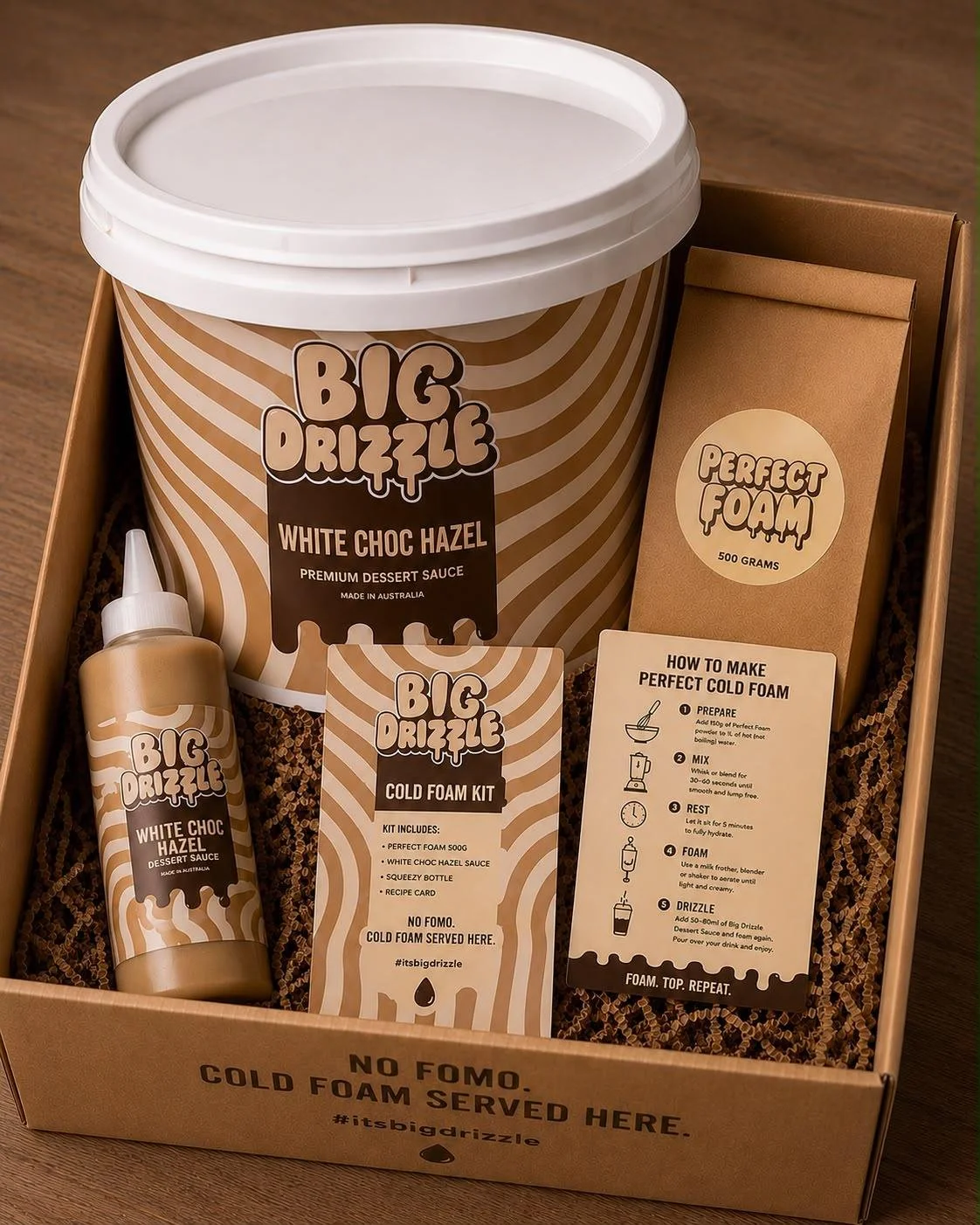 White Choc Hazel Cold Foam Kit