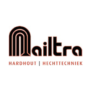Maitra logo with the words HARDHOUT and HECHTECHNIEK beneath it.