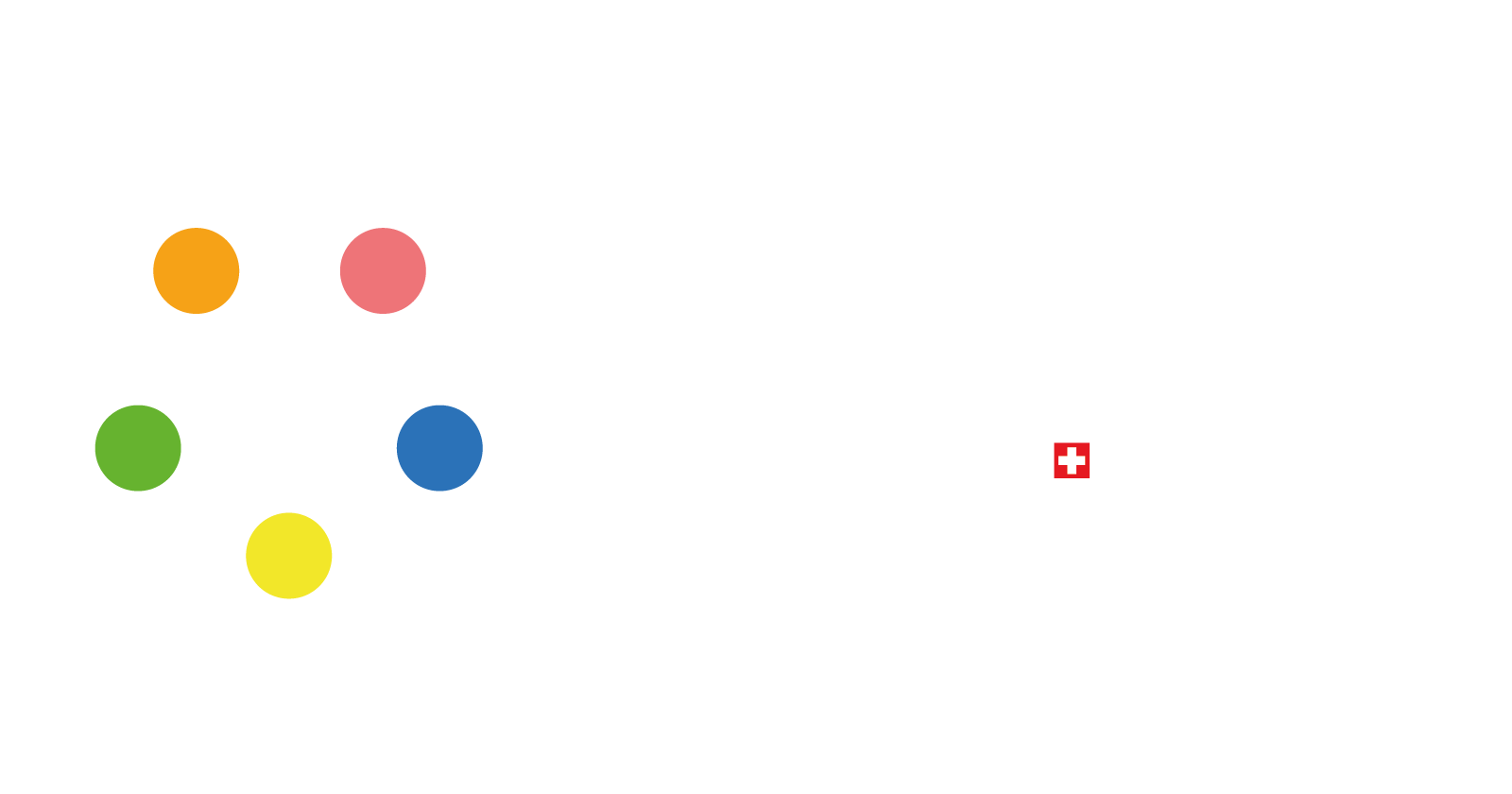 Logo of Beatmorph: a hexagonal flower with five colored circles (orange, pink, green, yellow, blue) around a black center. Text reads 'BEATMORPH' with the tagline 'We Build. You Create.' and a small Swiss flag.