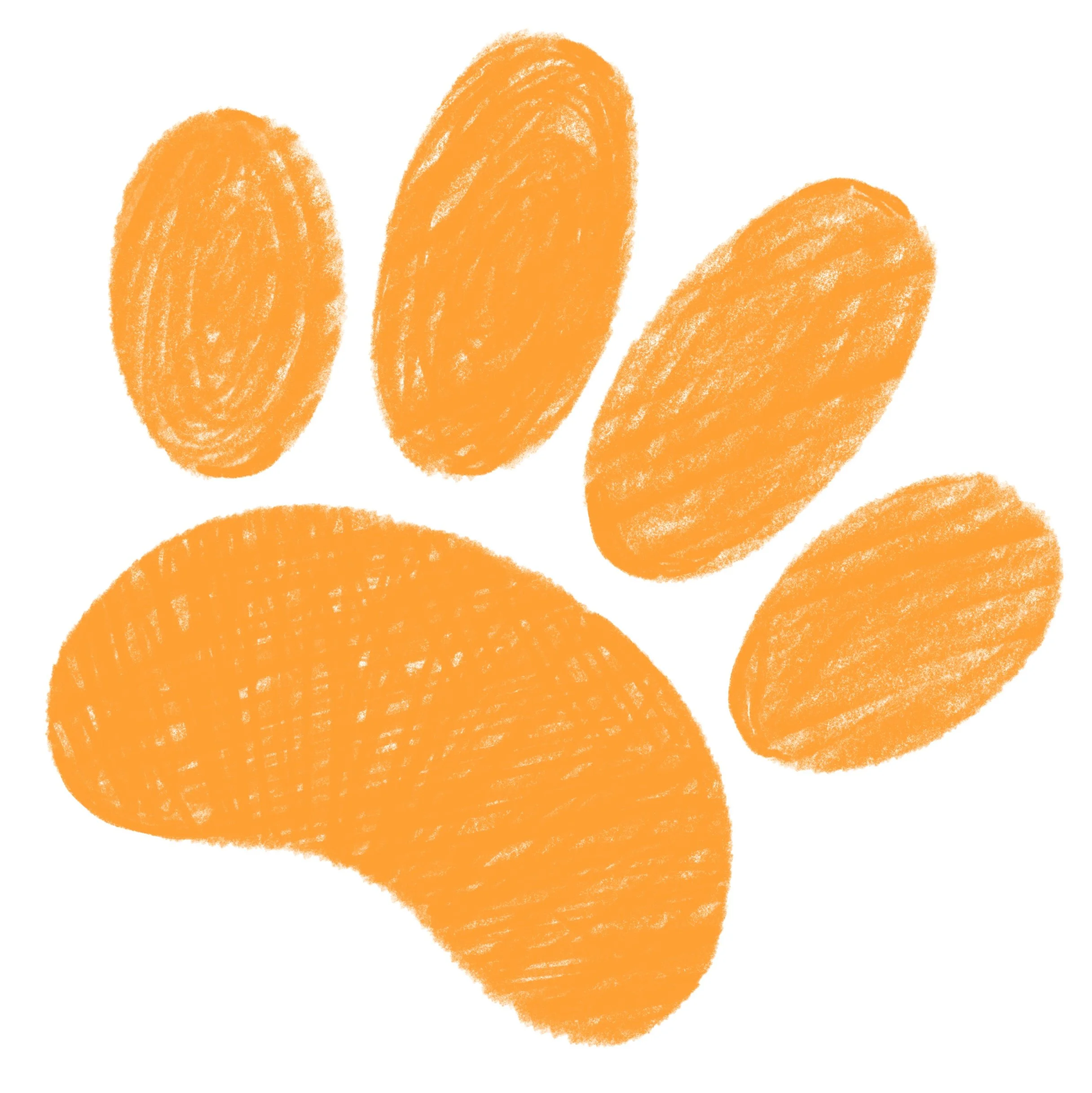 Chosen paw design for page numbers