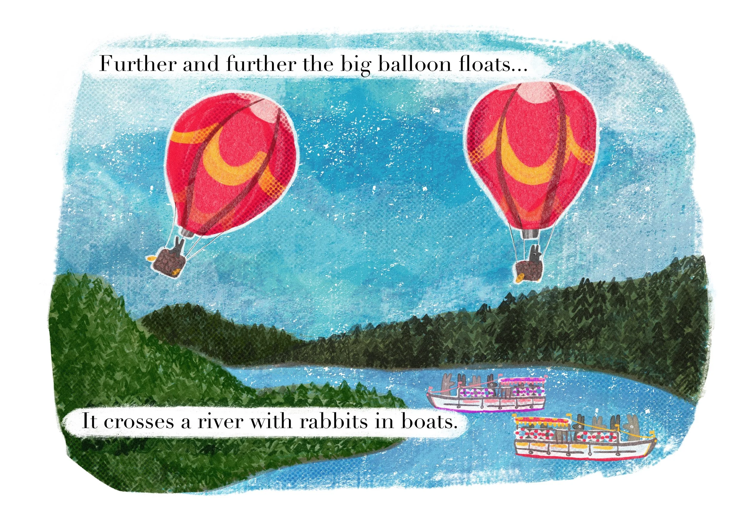 An example from the book I'm working on including rhyming texts