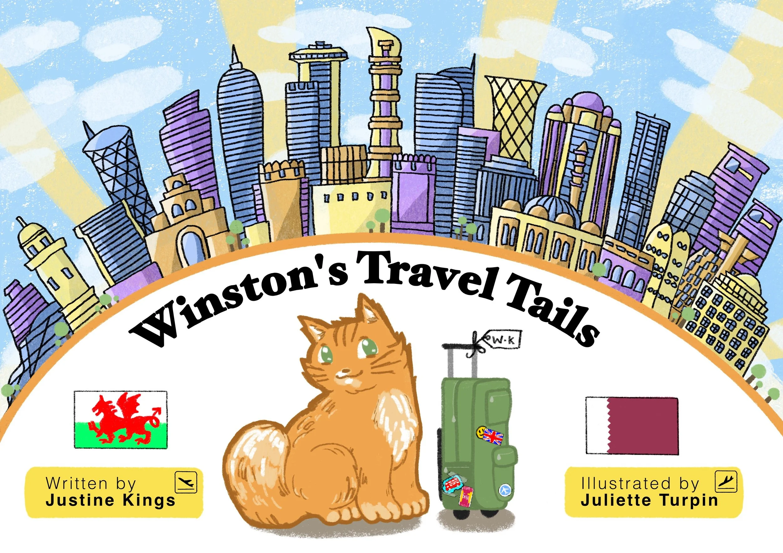 Front cover 'Winston's Travel tails'