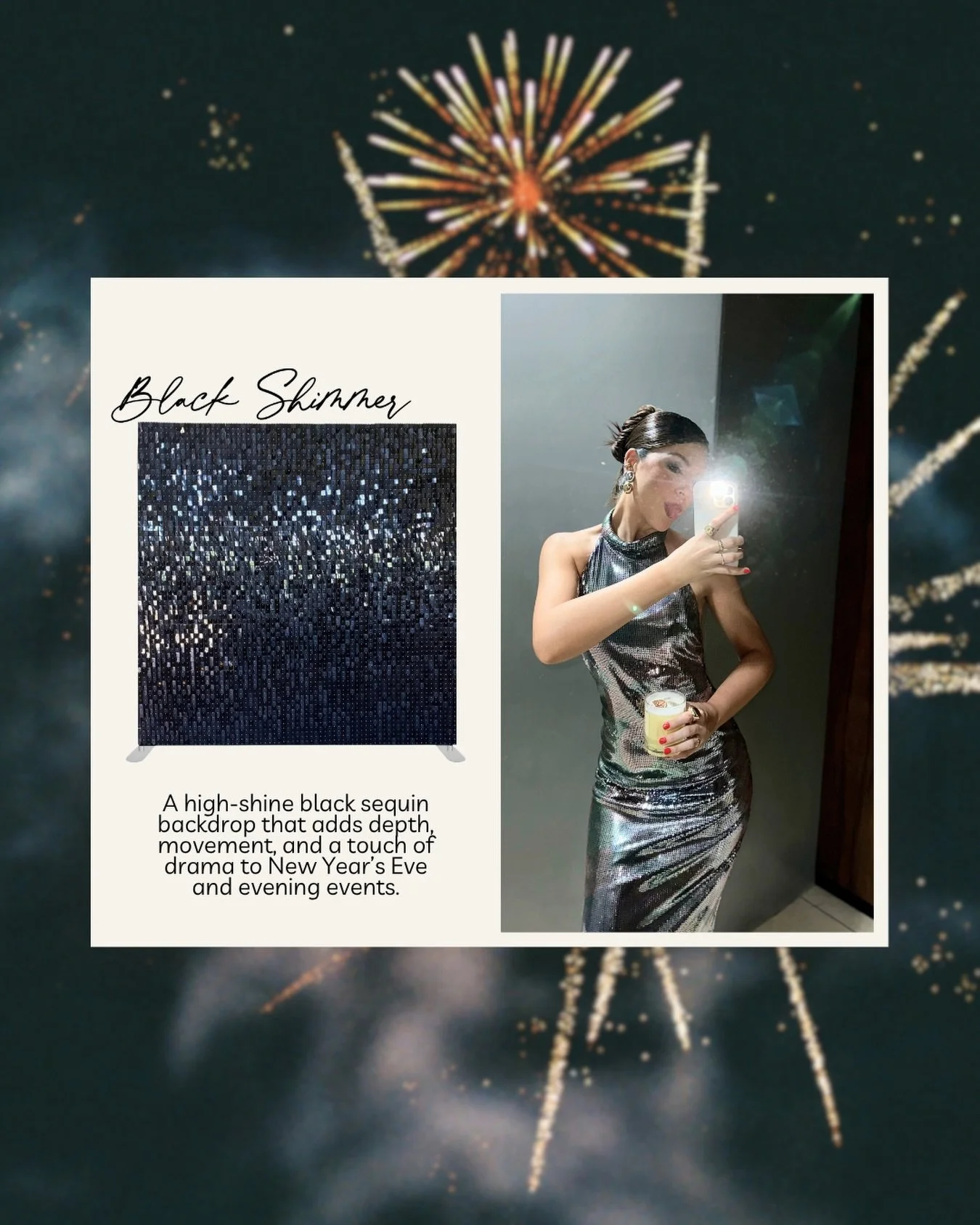 ✨🥂Black shimmer everything ✨🖤