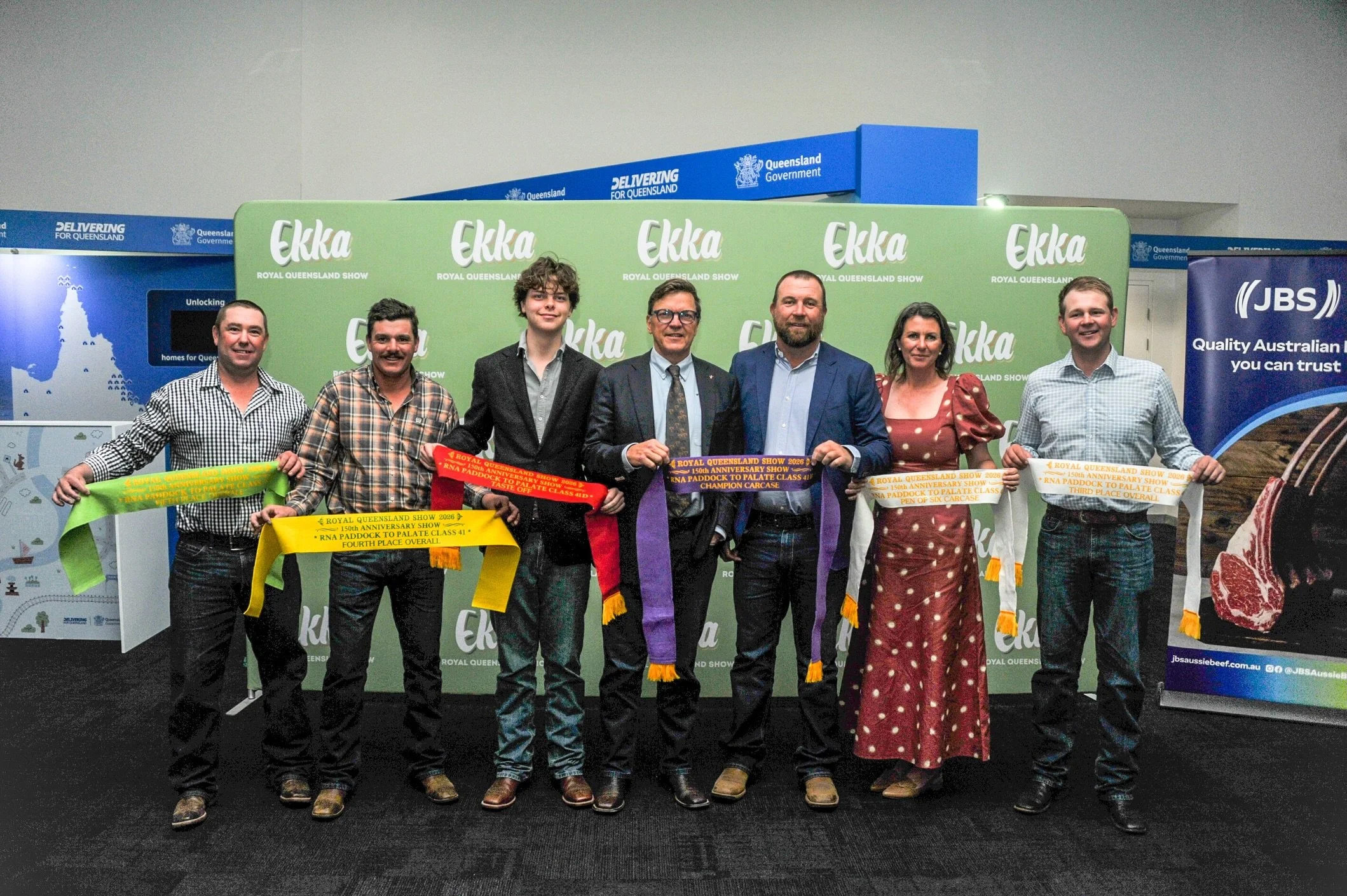 🏆 AN OUTSTANDING RESULT AT THE BRISBANE EKKA PADDOCK TO PALATE CARCASS COMPETITION 🏆

What a result for Wright Pastoral at this year&rsquo;s Brisbane Ekka Paddock to Palate Carcass Competition.
Our Q14 sire has produced an incredible line-up of res