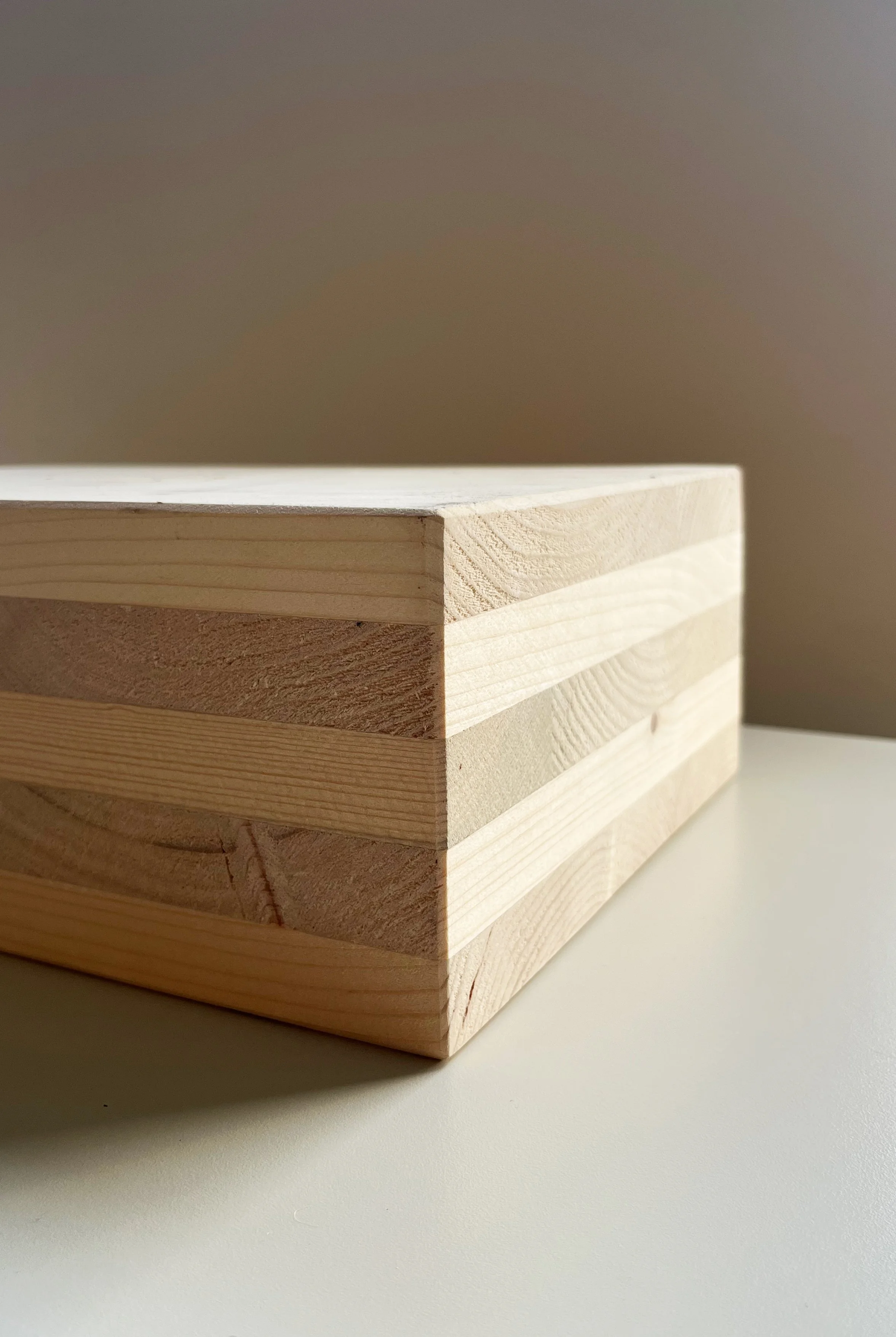 Sample van CLT, kruislaaghout, van 100 mm