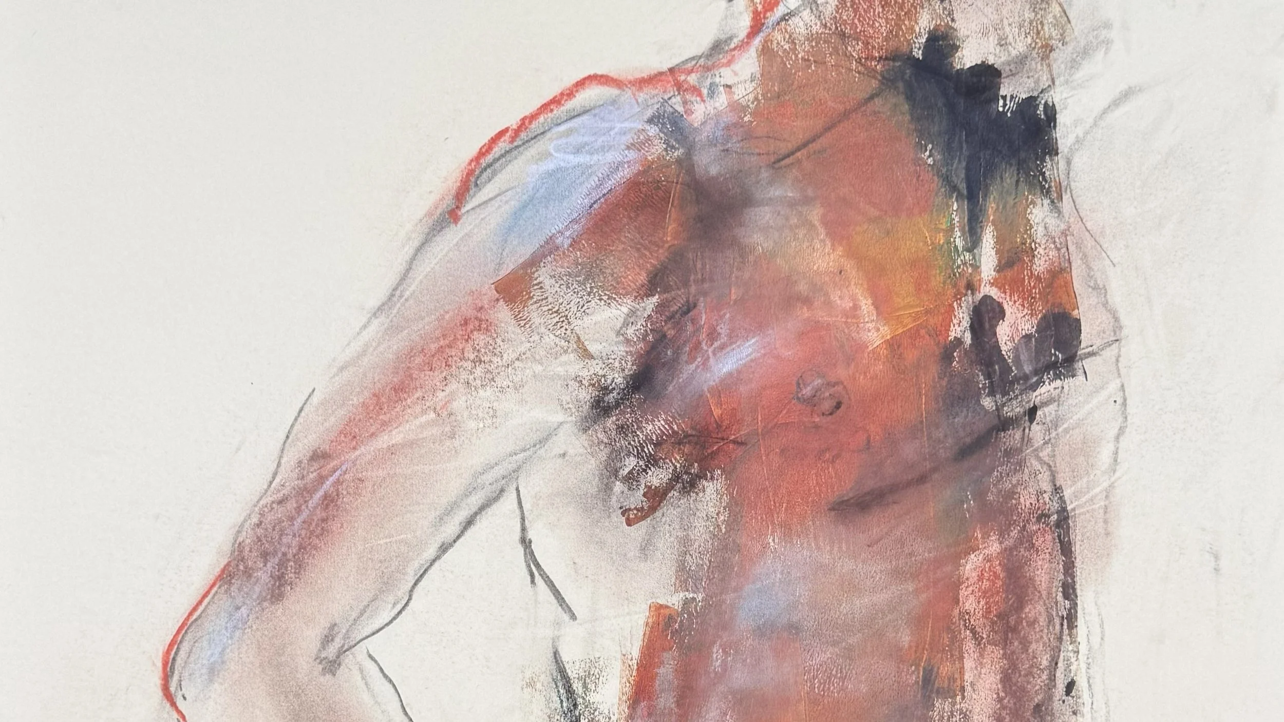 Alla Samarina - drawing - male bust