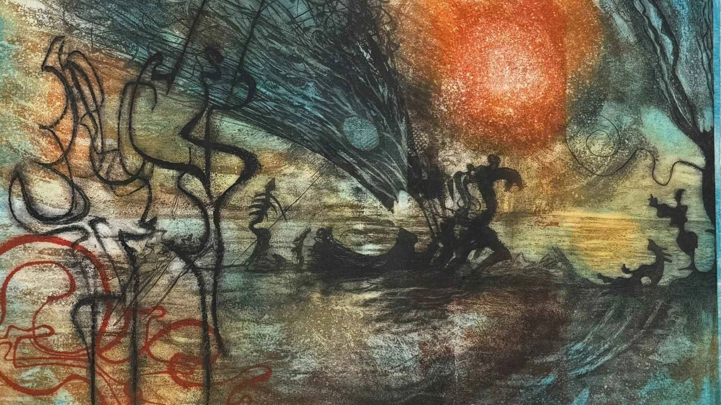 Noonie Minogue - print - Mise me nell'alto mare aperto