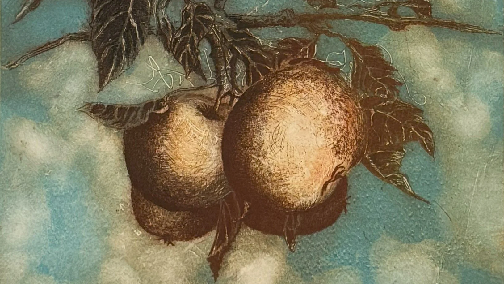 Noonie Minogue print - Golden bough