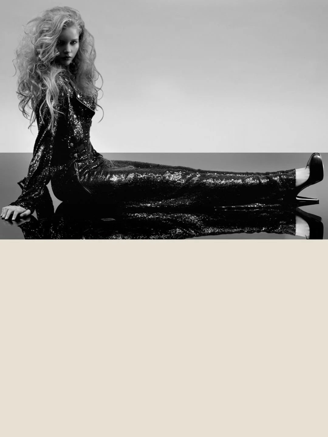 Barbie, a photograph by Carlos Lumiere, part of a series exploring fragile femininity and sensuality, with glamourous styling.