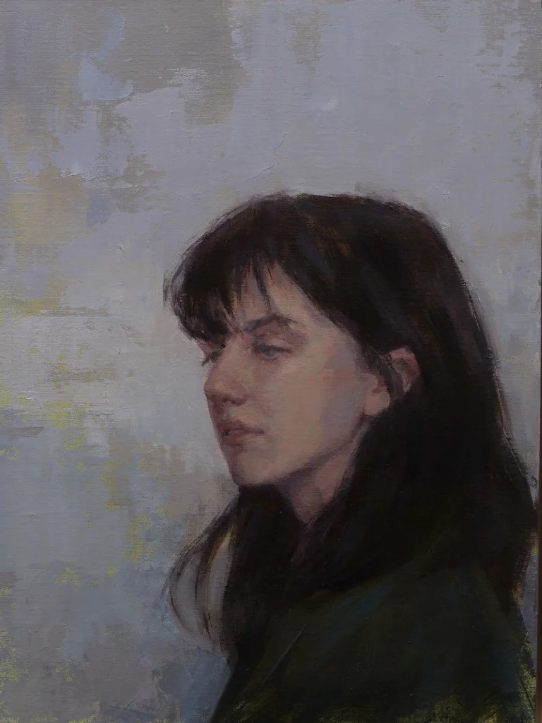 Folly, a stunning portrait and original oil painting by Artist Bran Sivas.