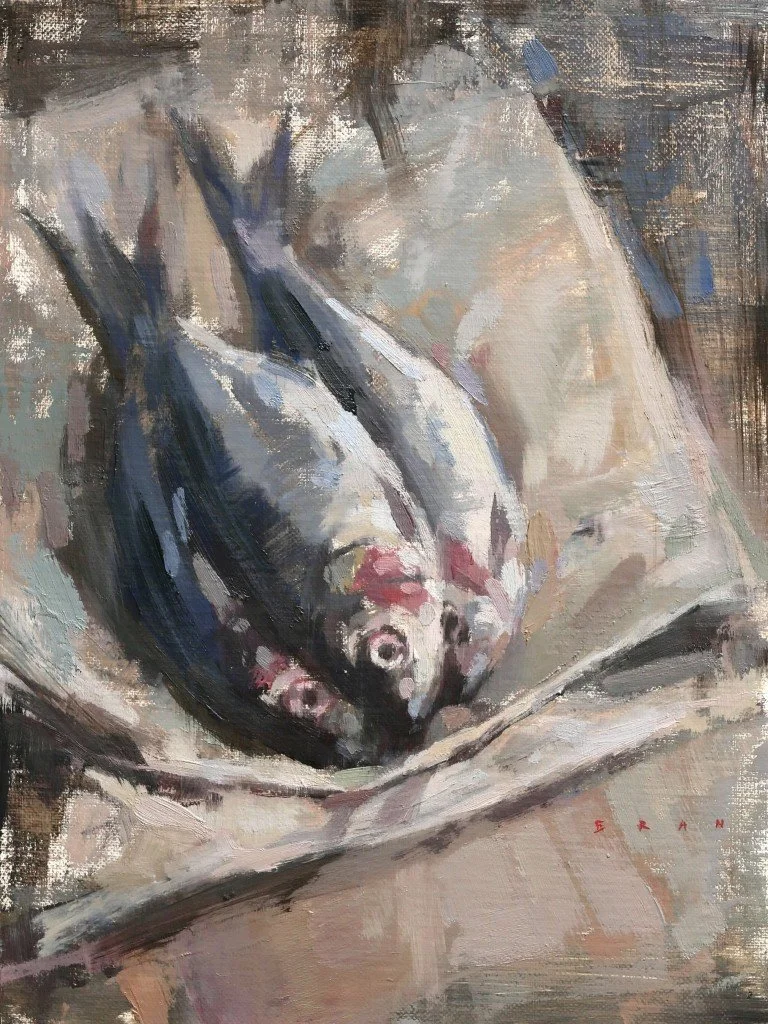 Sardines on Wax Paper