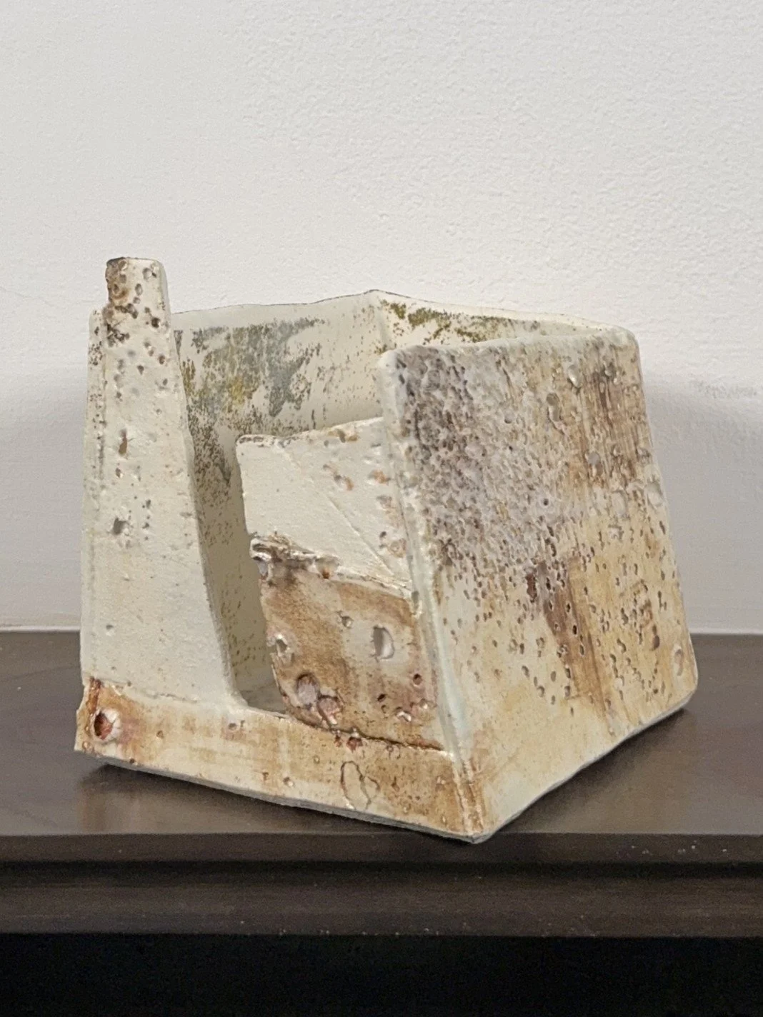 Patina on a building