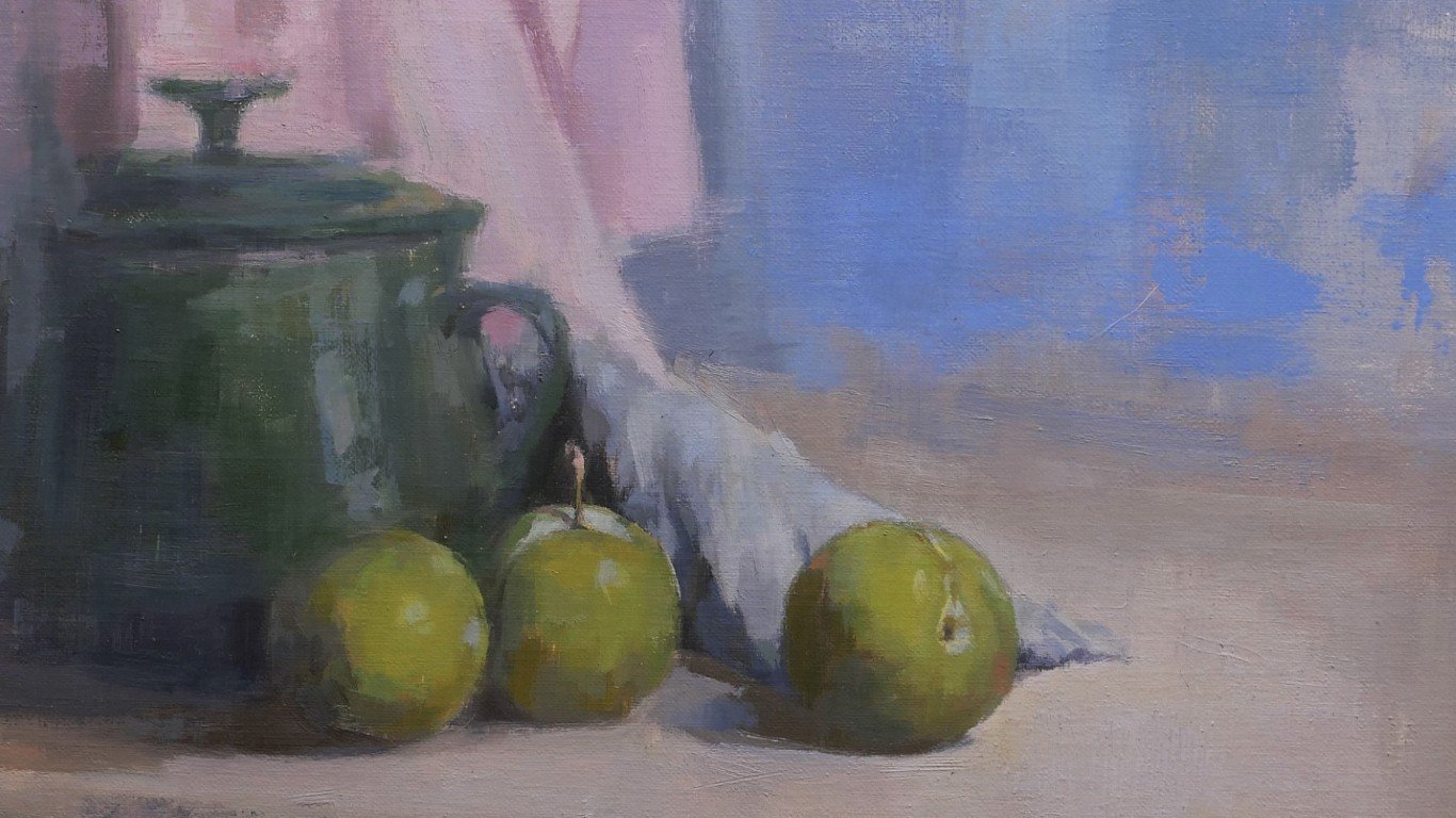 Bran Sivas - oil painting - still life