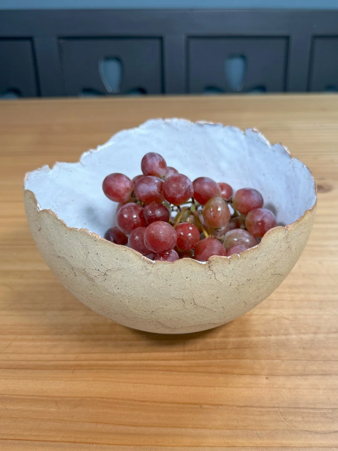 Large crackle bowl