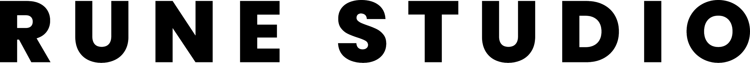 Schwarz-weiße Schrift, die den Text 'RUNESTUDIO' zeigt.