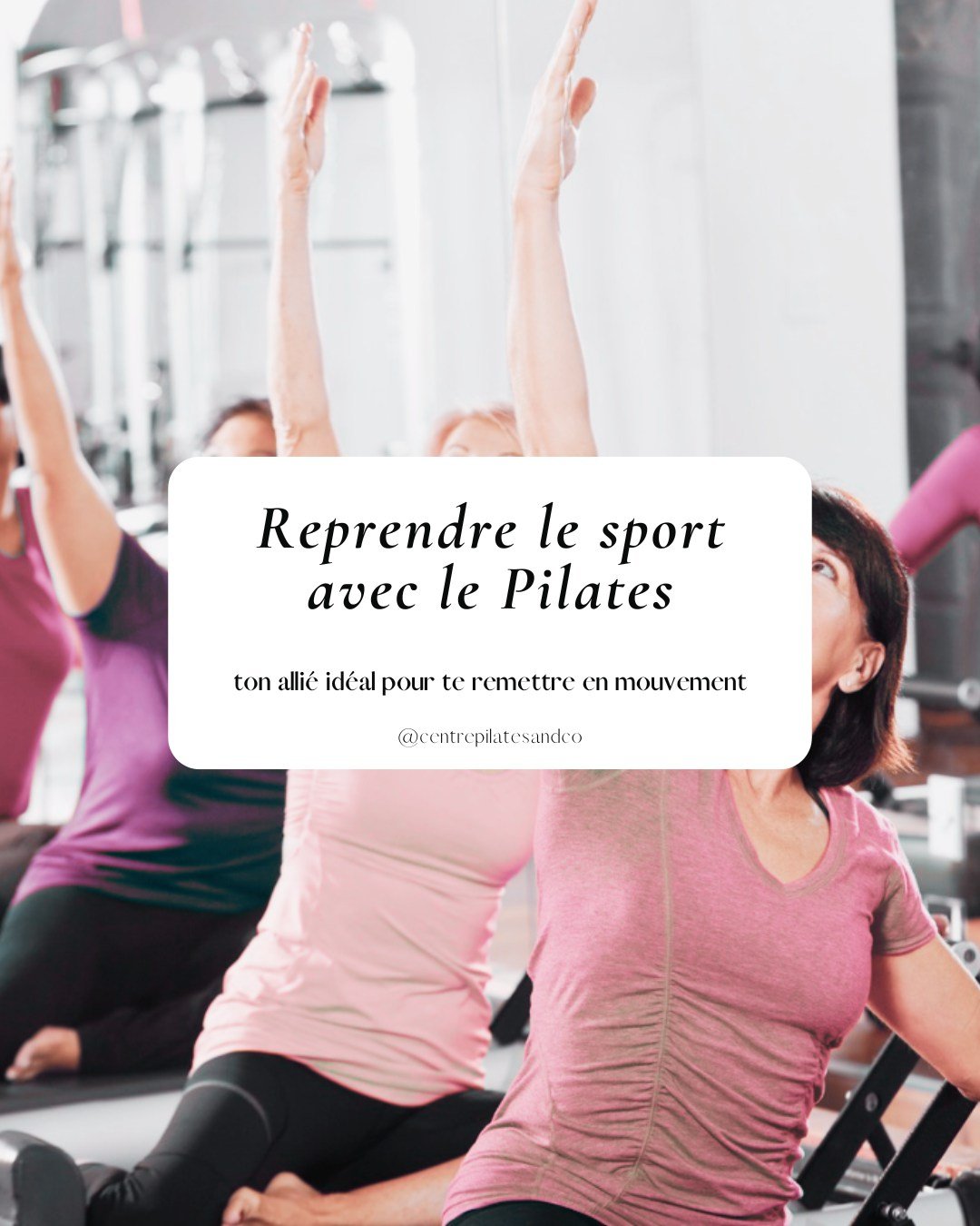 Envie de te remettre au sport mais tu ne sais pas par o&ugrave; commencer ? Le Pilates est ta solution douceur ET force ! 💪✨

Apr&egrave;s une pause, une blessure, ou si tu n'as jamais &eacute;t&eacute; tr&egrave;s sportif.ve, l'id&eacute;e de repre