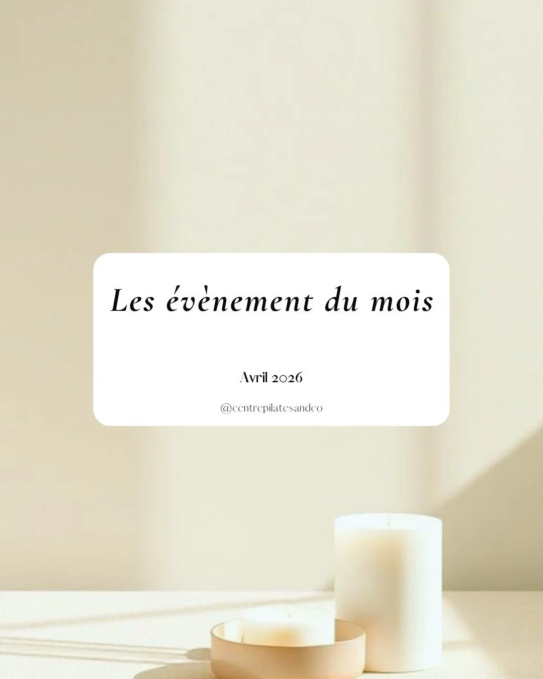 Avril arrive, et avec lui, deux occasions parfaites de te retrouver sur le tapis ! 🌸🗓️

Ce mois-ci, j&rsquo;ai eu envie de te proposer deux ambiances diff&eacute;rentes pour varier les plaisirs :

⚙️ SAMEDI 18 AVRIL (12h-14h) : Atelier Tapis - Cont