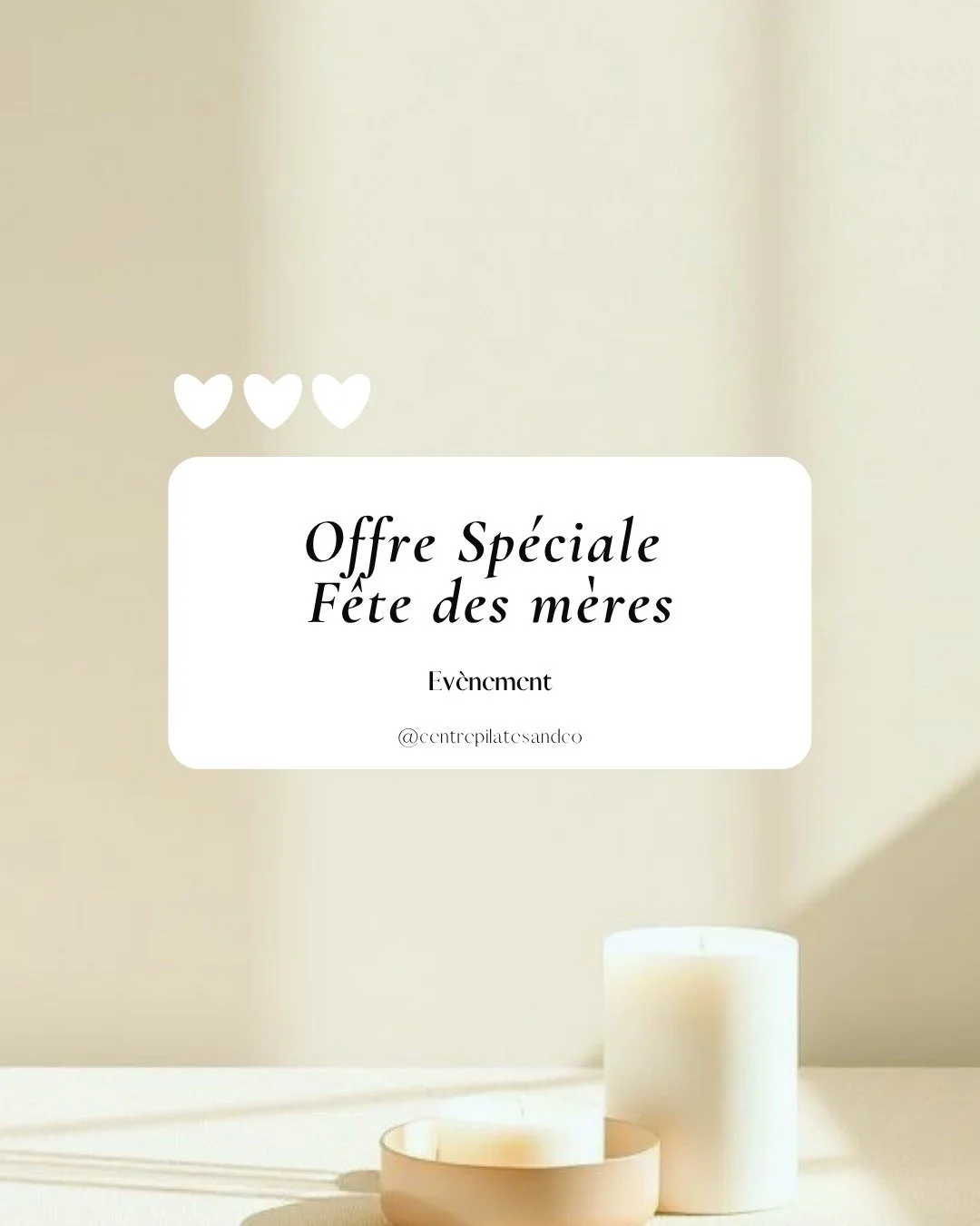 Cadeau F&ecirc;te des M&egrave;res : L'Abonnement ou la carte Pilates (5 cours) &agrave; Prix Doux !
Faites-lui d&eacute;couvrir (ou red&eacute;couvrir) les bienfaits du Pilates avec notre Abonnement ou carte 5 cours, une immersion parfaite dans la m