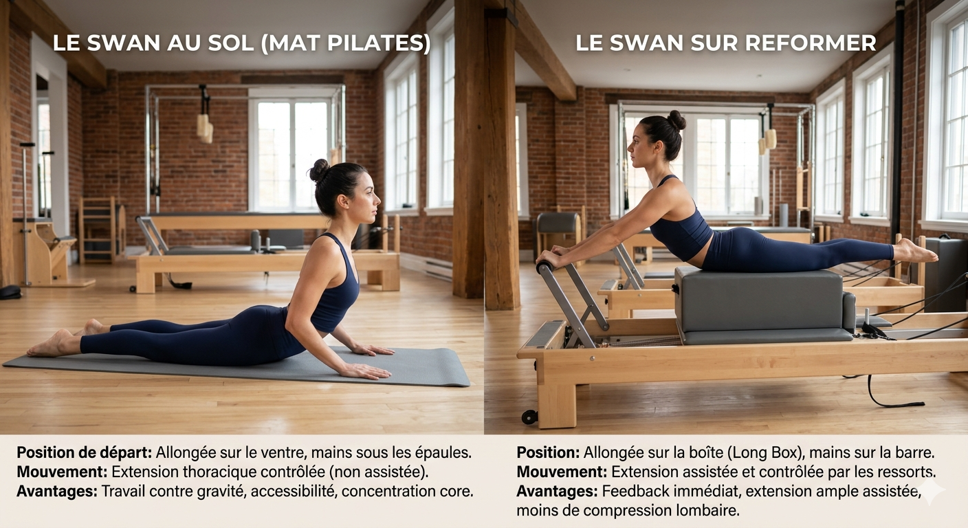 Illustration des deux types de Swan