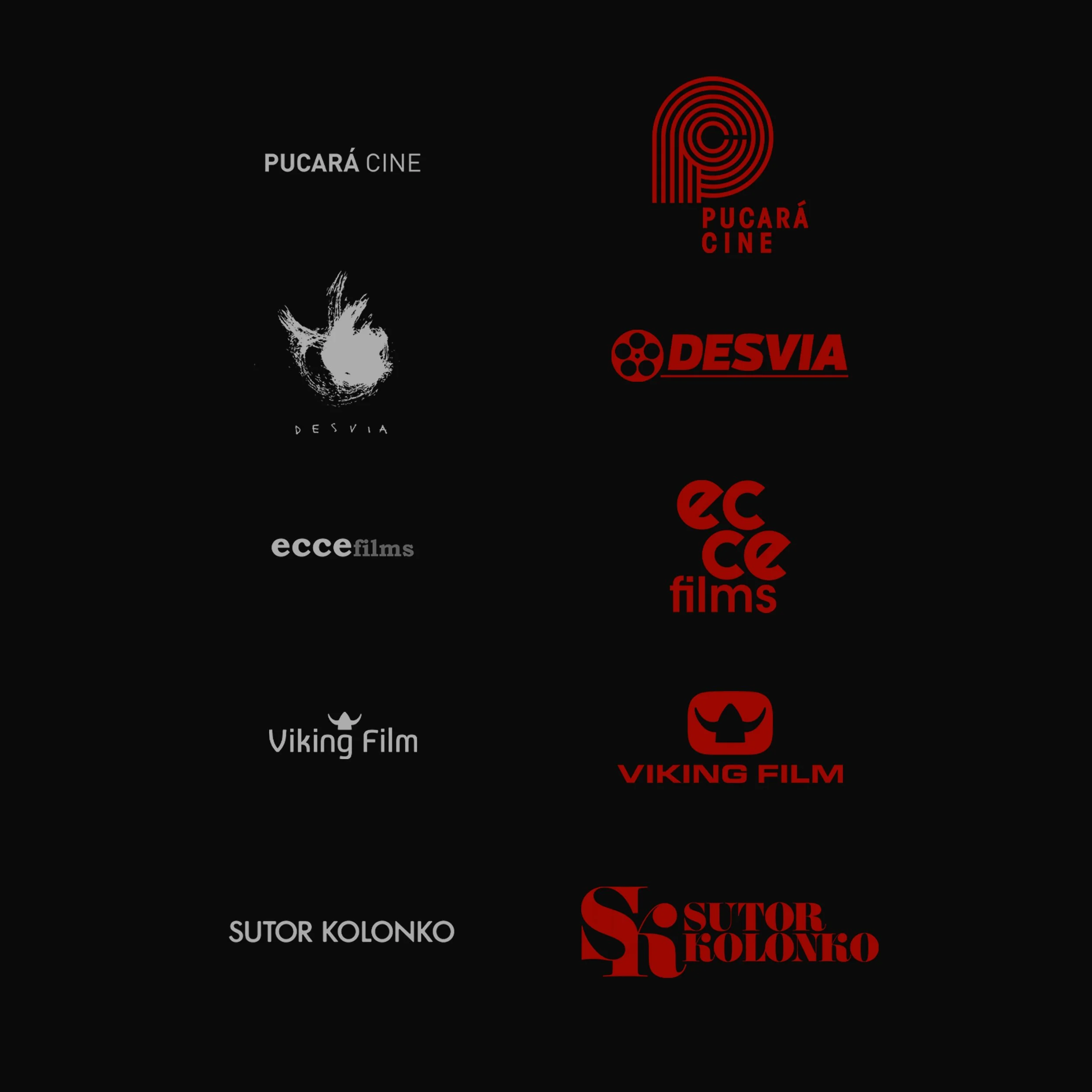Rojo Production Logos