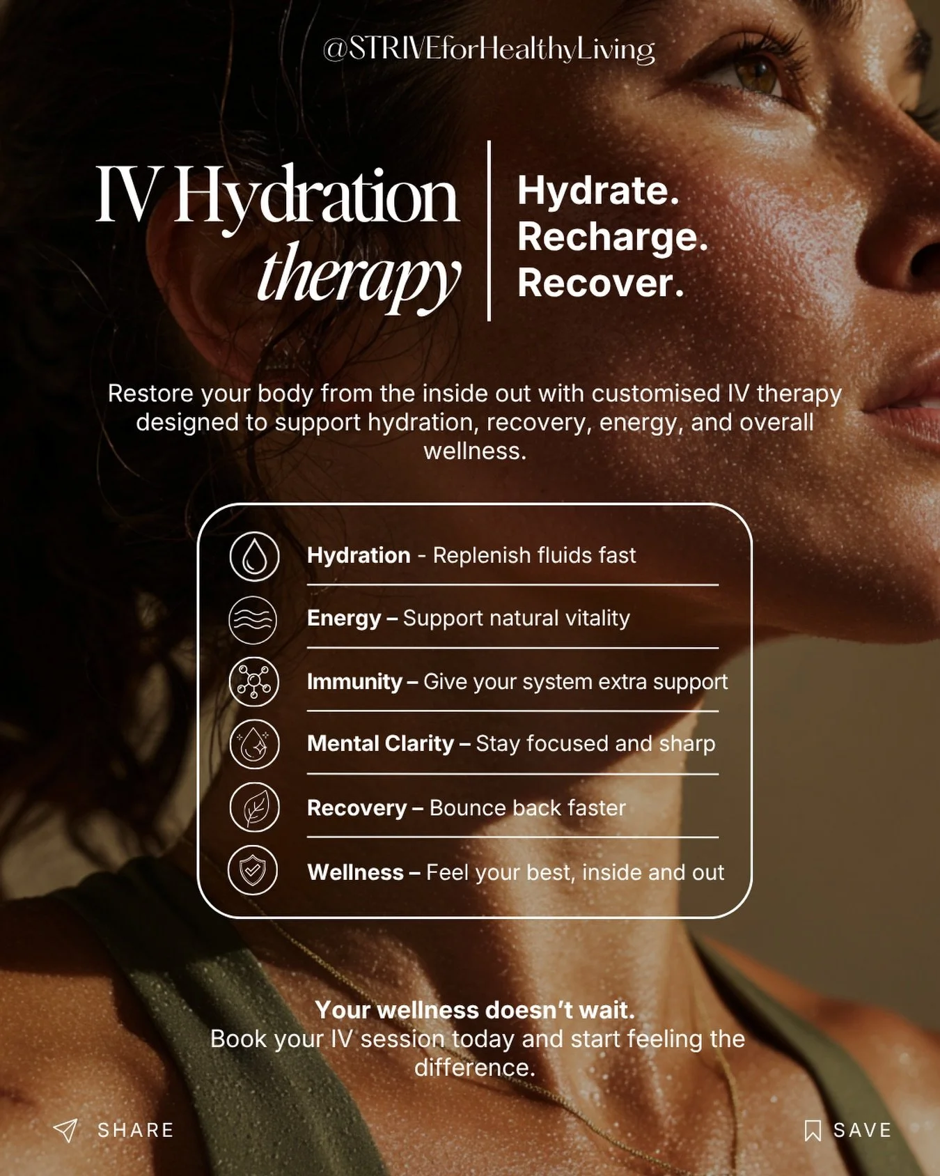 Has your body been trying to tell you something? 👀

Low energy. 
Brain fog. 
Dehydration. 
Slow recovery. 
Feeling &ldquo;off&rdquo; more often than not. 

IV therapy is designed to support your body from the inside out 💧✨ 

✔️ Hydration 
✔️ Cellul