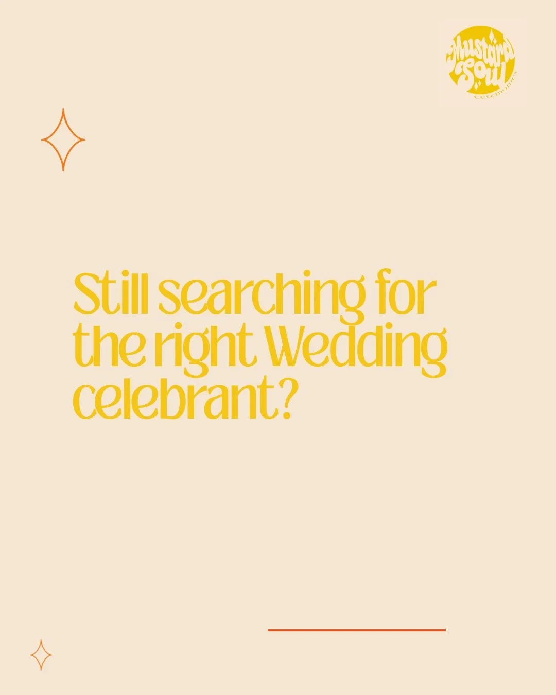 Choosing a celebrant for your wedding ceremony is kind of a big deal. You&rsquo;re trusting someone to stand up in front of everyone you love and tell your story.

I&rsquo;ll show up knowing your story, ready to make your guests laugh, cry and everyt